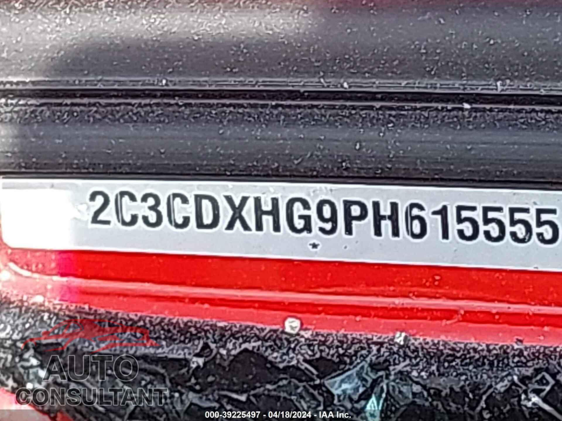 DODGE CHARGER 2023 - 2C3CDXHG9PH615555