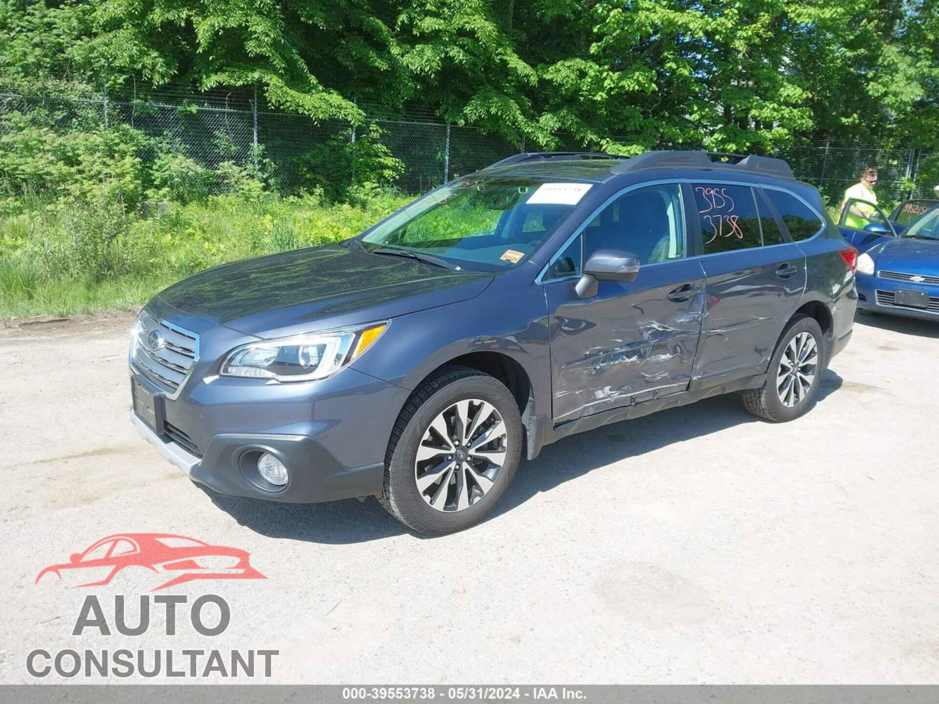 SUBARU OUTBACK 2016 - 4S4BSANC7G3327835