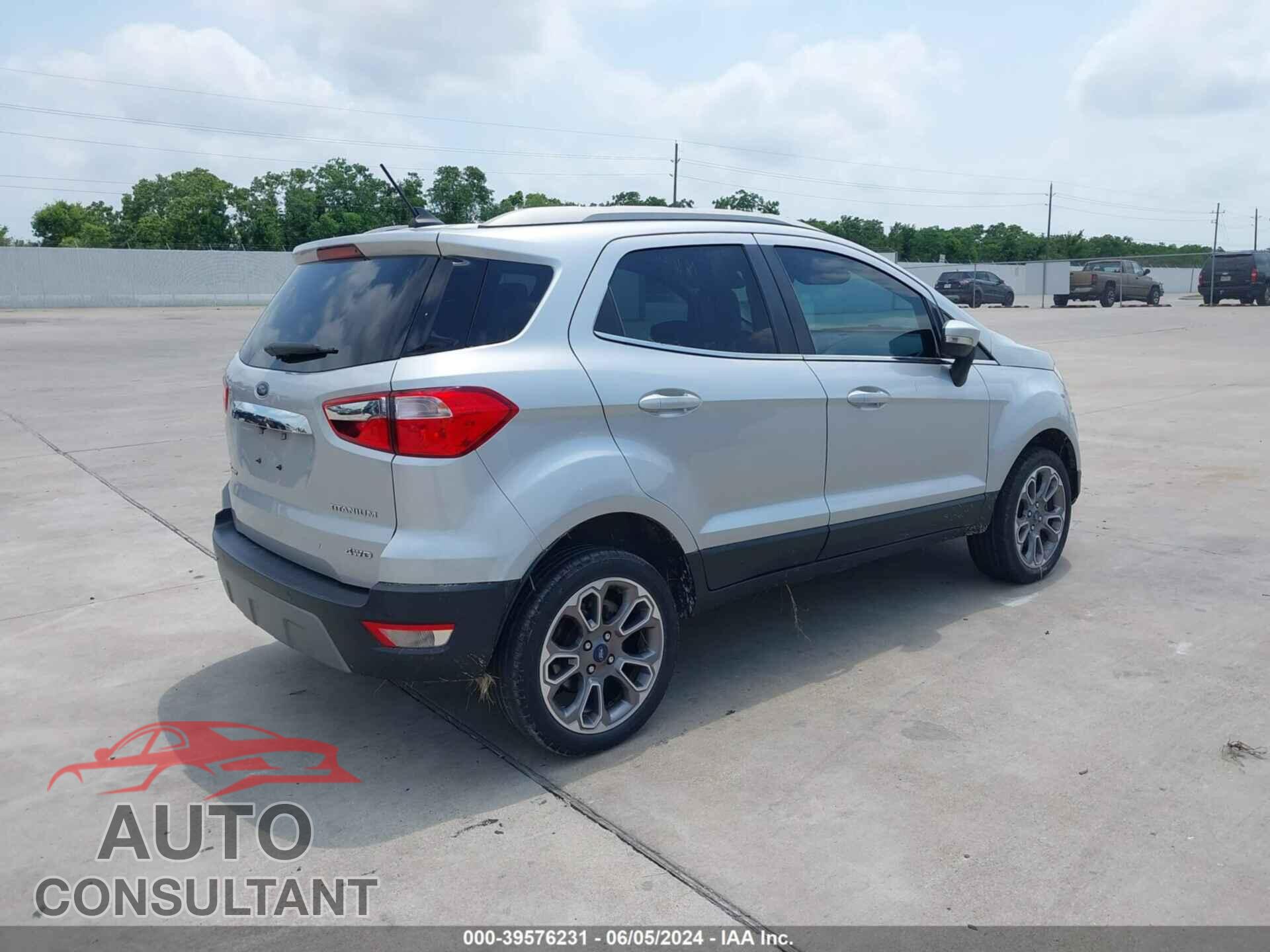 FORD ECOSPORT 2020 - MAJ6S3KL9LC334825