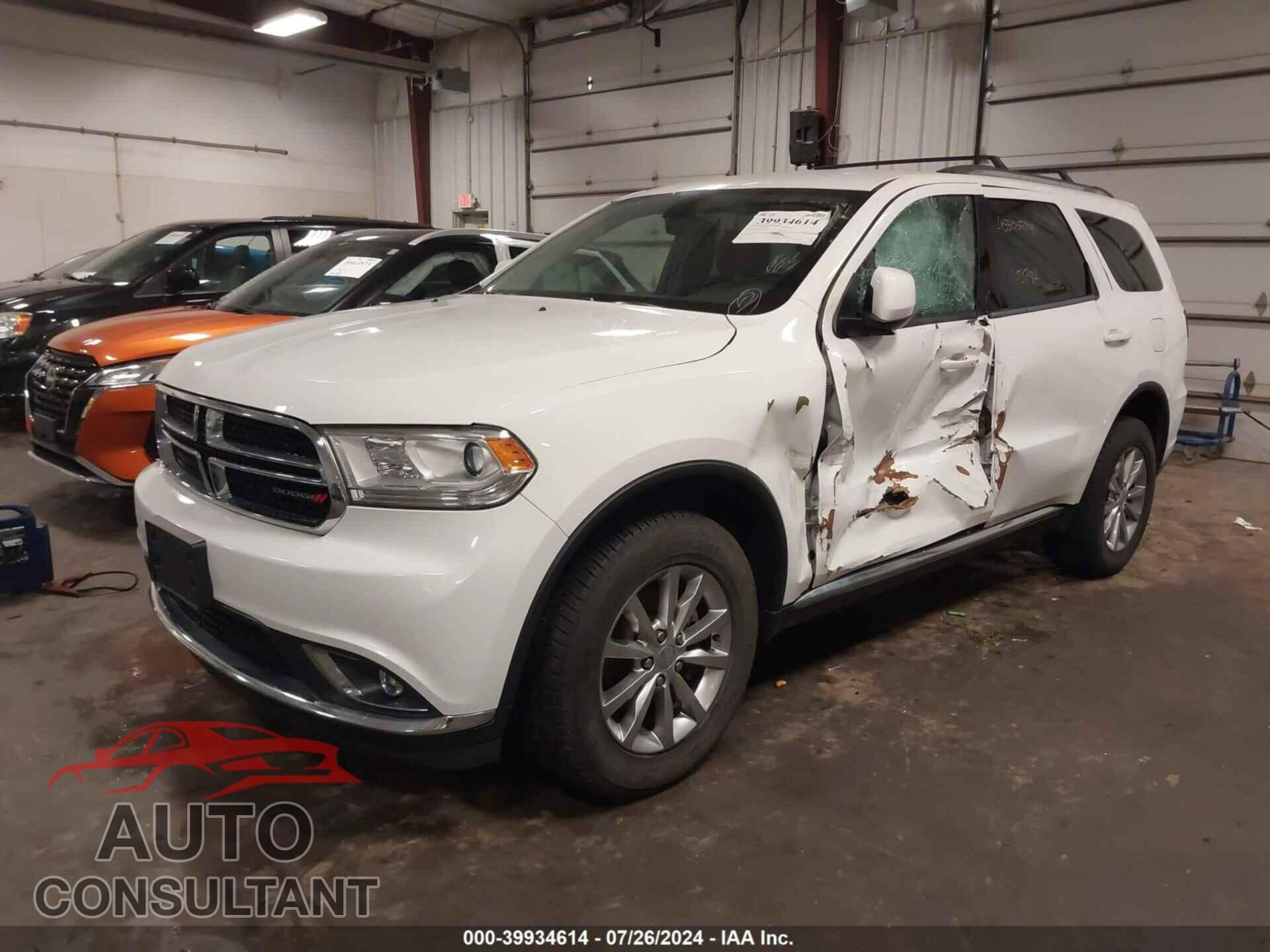 DODGE DURANGO 2017 - 1C4RDJAG5HC833834