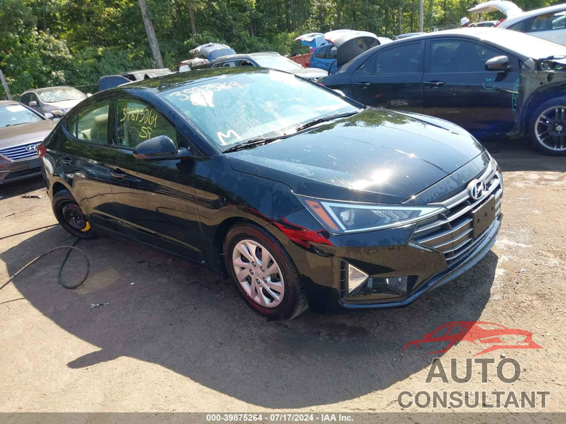 HYUNDAI ELANTRA 2019 - 5NPD74LF6KH461777