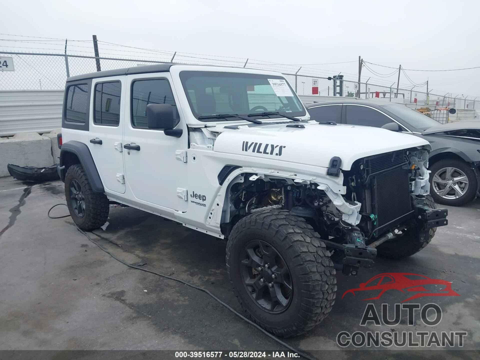 JEEP WRANGLER UNLIMITED 2022 - 1C4HJXDG7NW144634