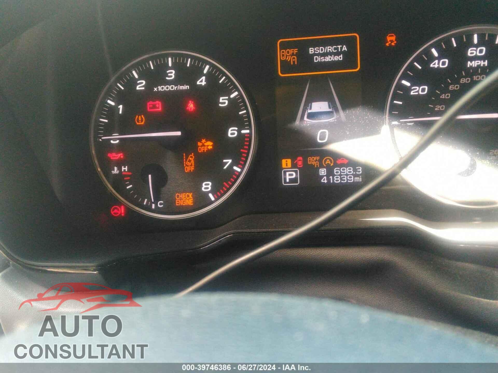 SUBARU OUTBACK 2021 - 4S4BTAFC2M3193047
