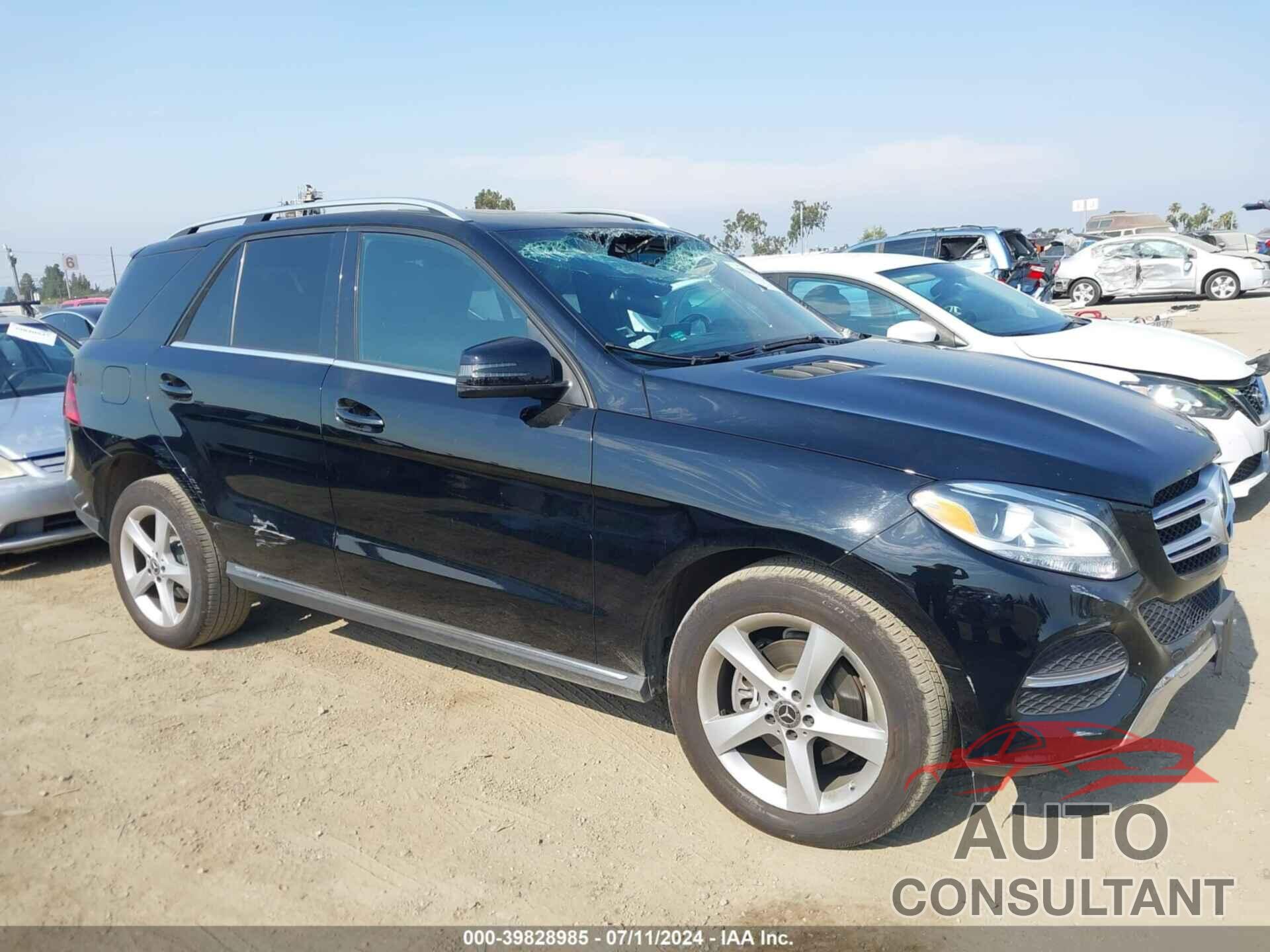 MERCEDES-BENZ GLE 350 2018 - 4JGDA5JB4JA995871