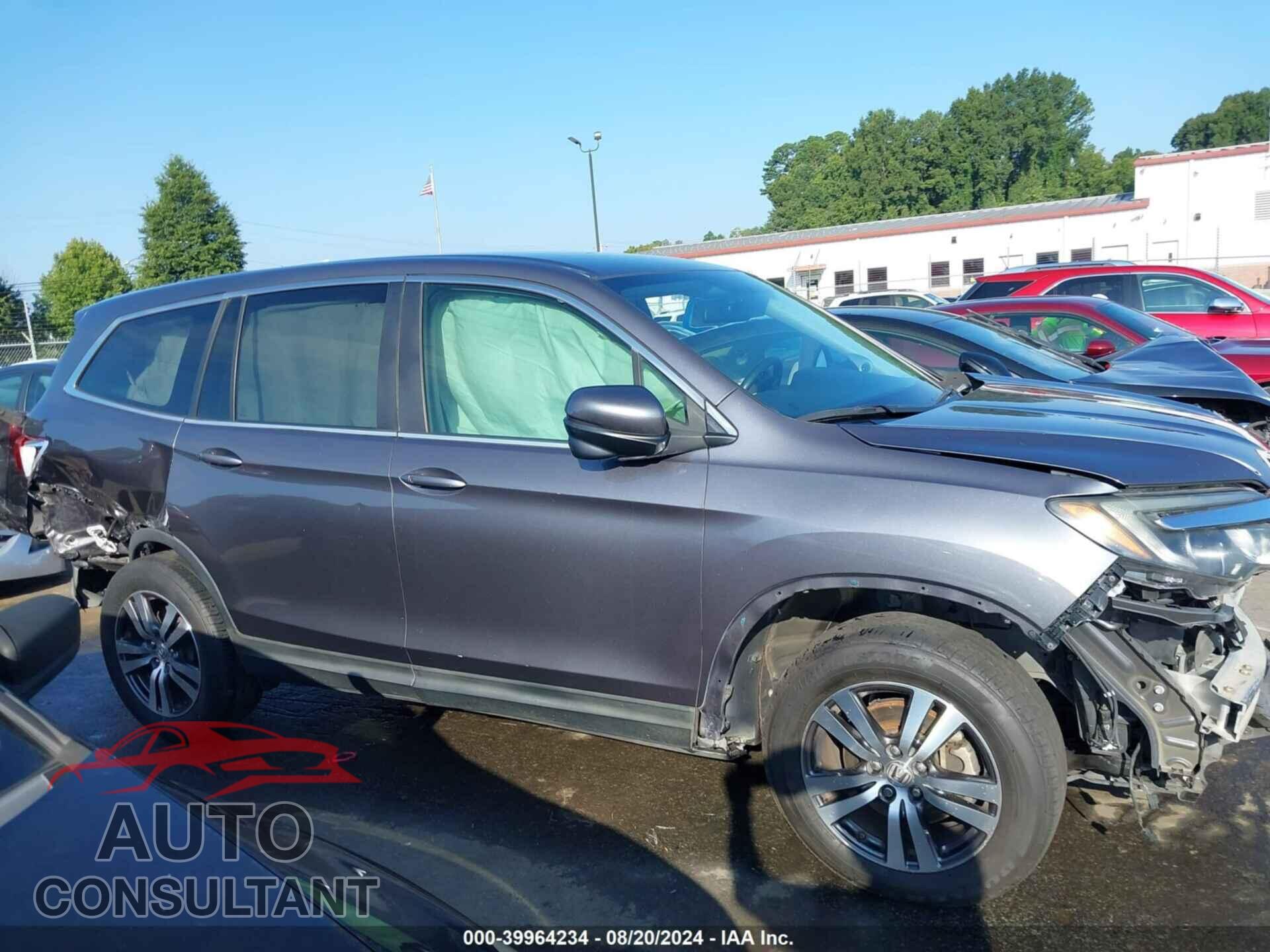 HONDA PILOT 2016 - 5FNYF5H39GB050727