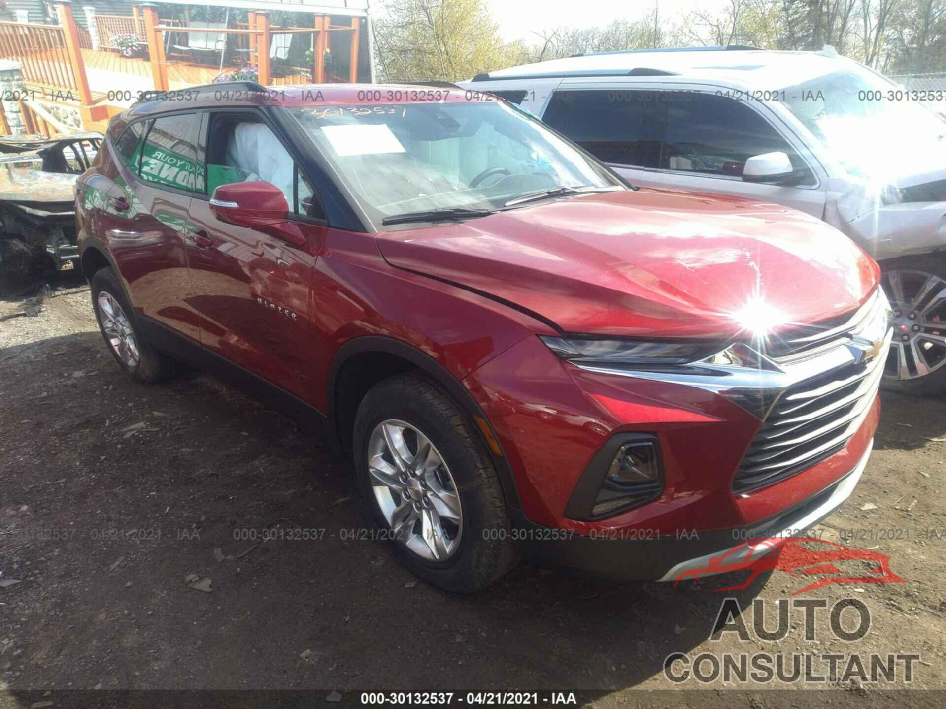 CHEVROLET BLAZER 2021 - 3GNKBCRS2MS550489