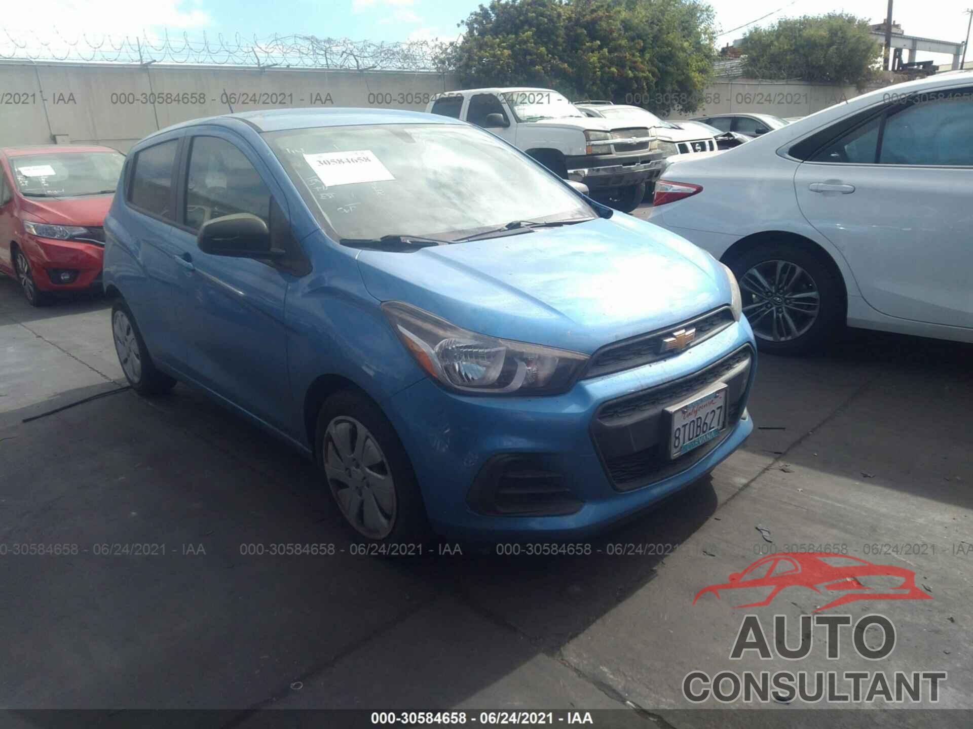 CHEVROLET SPARK 2016 - KL8CB6SA8GC603750