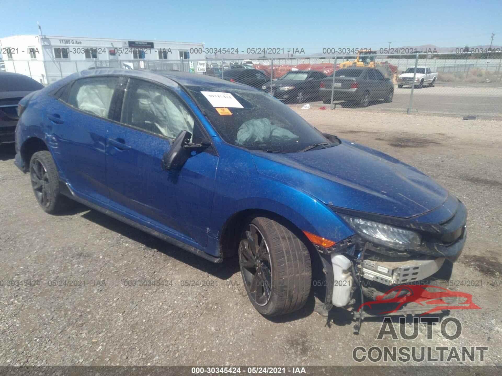 HONDA CIVIC HATCHBACK 2018 - SHHFK7H92JU214098