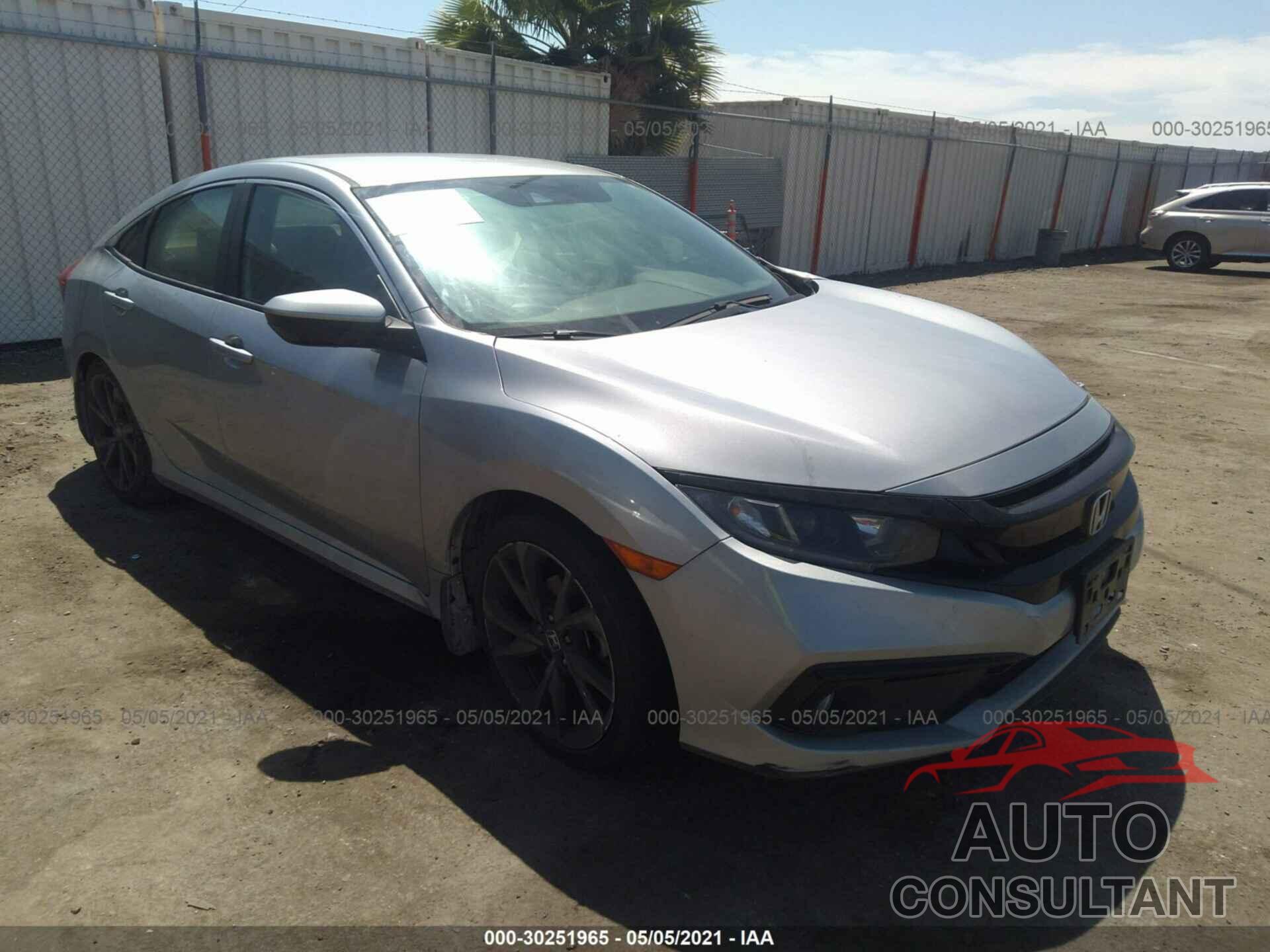 HONDA CIVIC SEDAN 2019 - 19XFC2F87KE204282