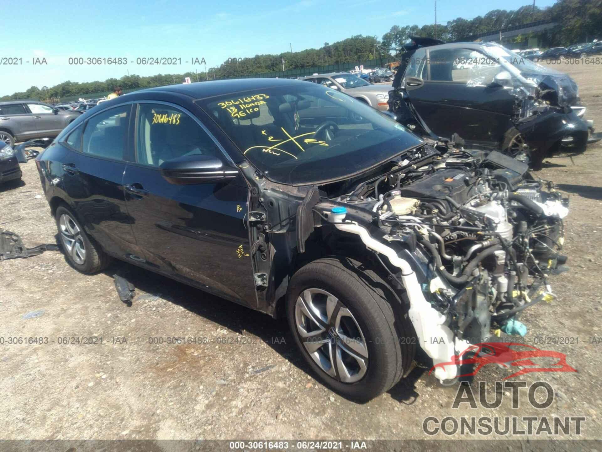 HONDA CIVIC SEDAN 2018 - 2HGFC2F54JH574583