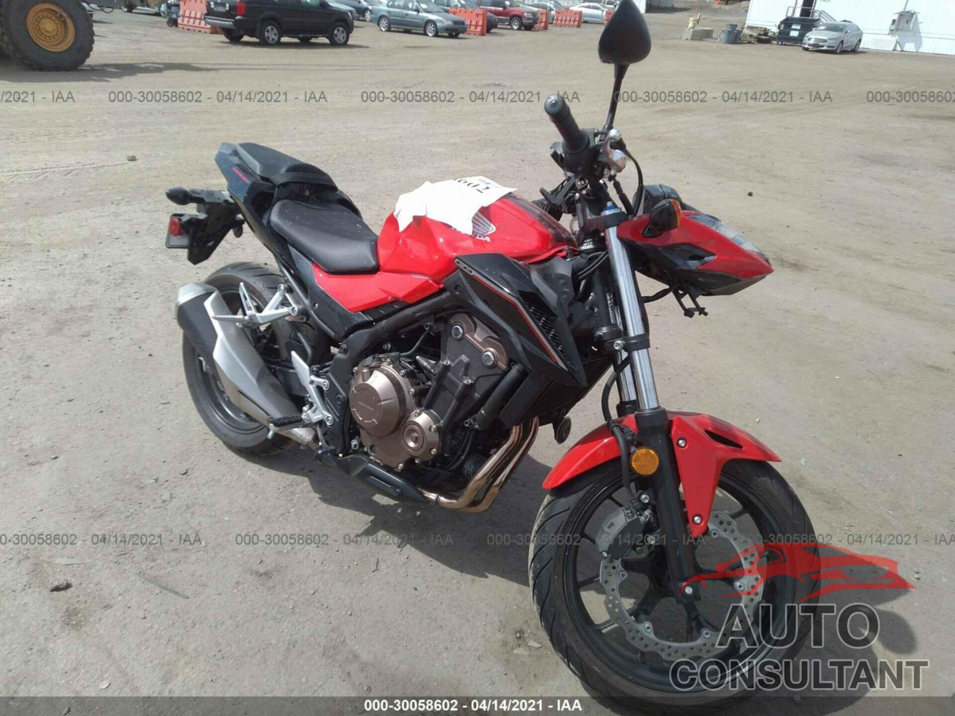 HONDA CB500 2017 - MLHPC4514H5400055