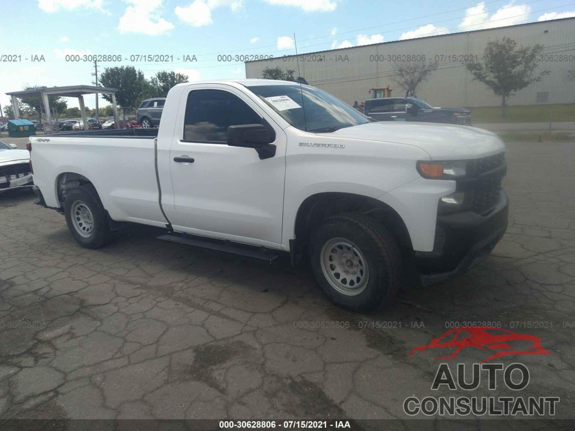 CHEVROLET SILVERADO 1500 2019 - 3GCNYAEH2KG191017