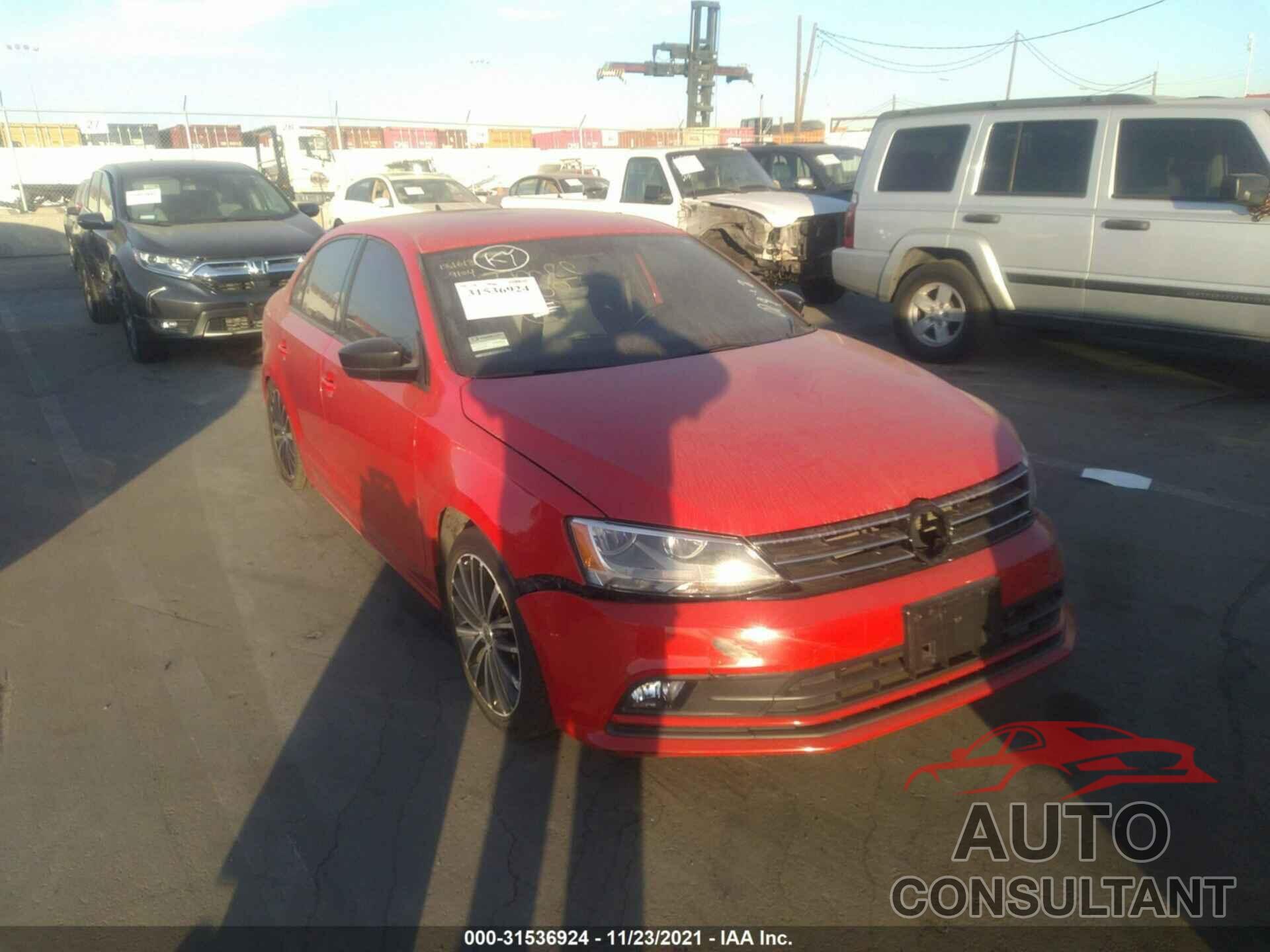 VOLKSWAGEN JETTA SEDAN 2016 - 3VWD17AJ9GM307007