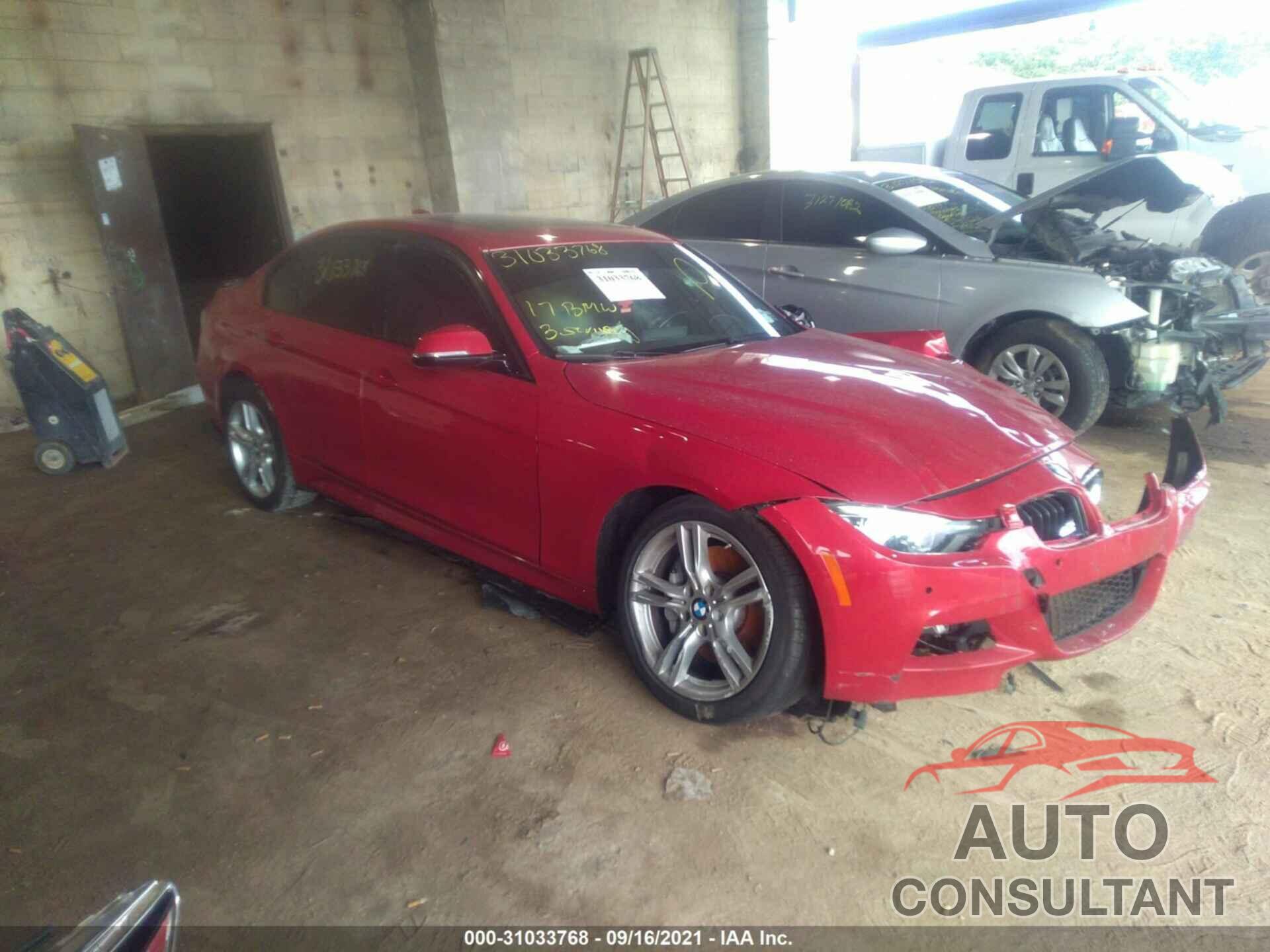 BMW 3 SERIES 2017 - WBA8D9G31HNU62557