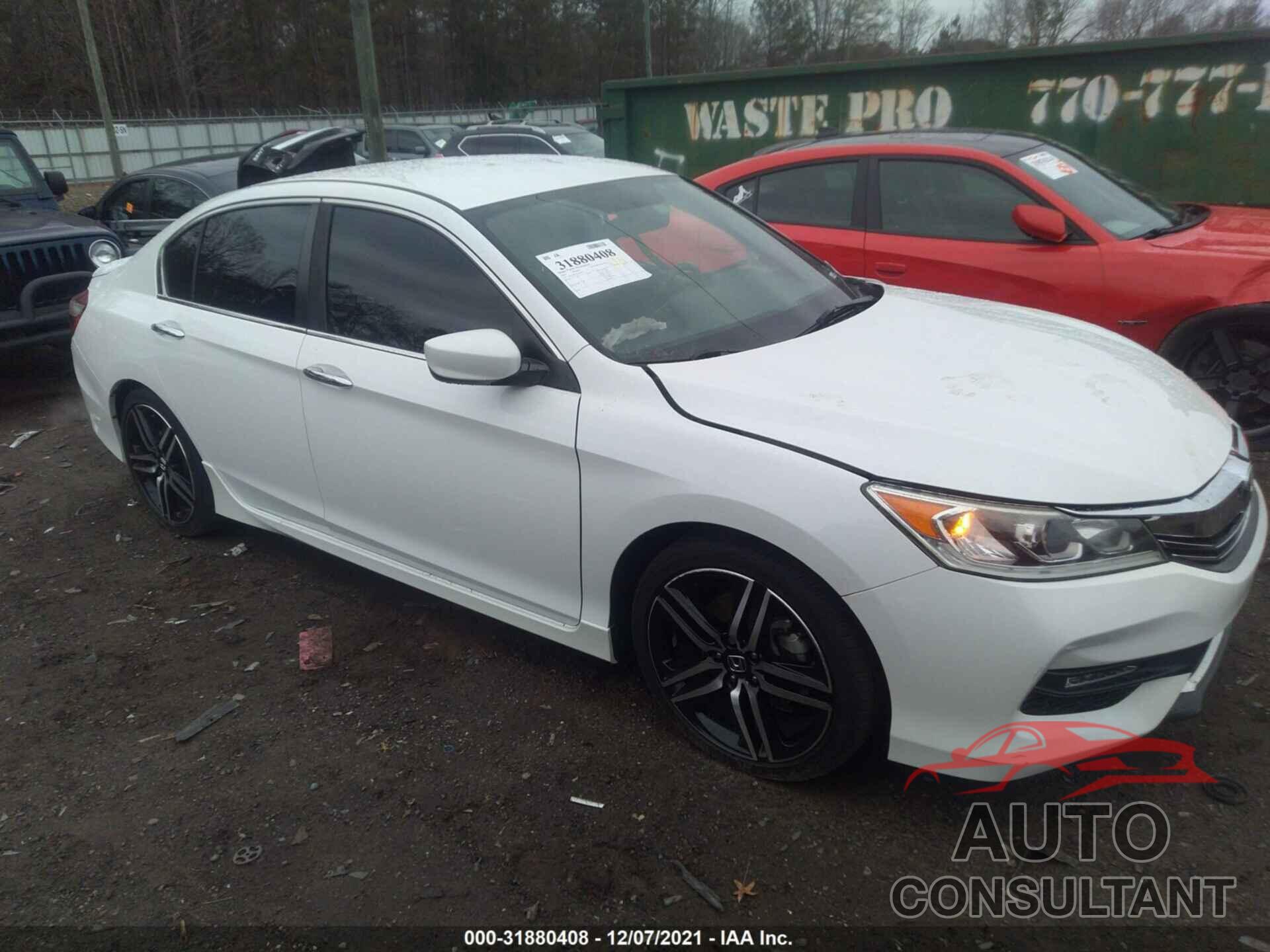 HONDA ACCORD SEDAN 2016 - 1HGCR2F51GA052017