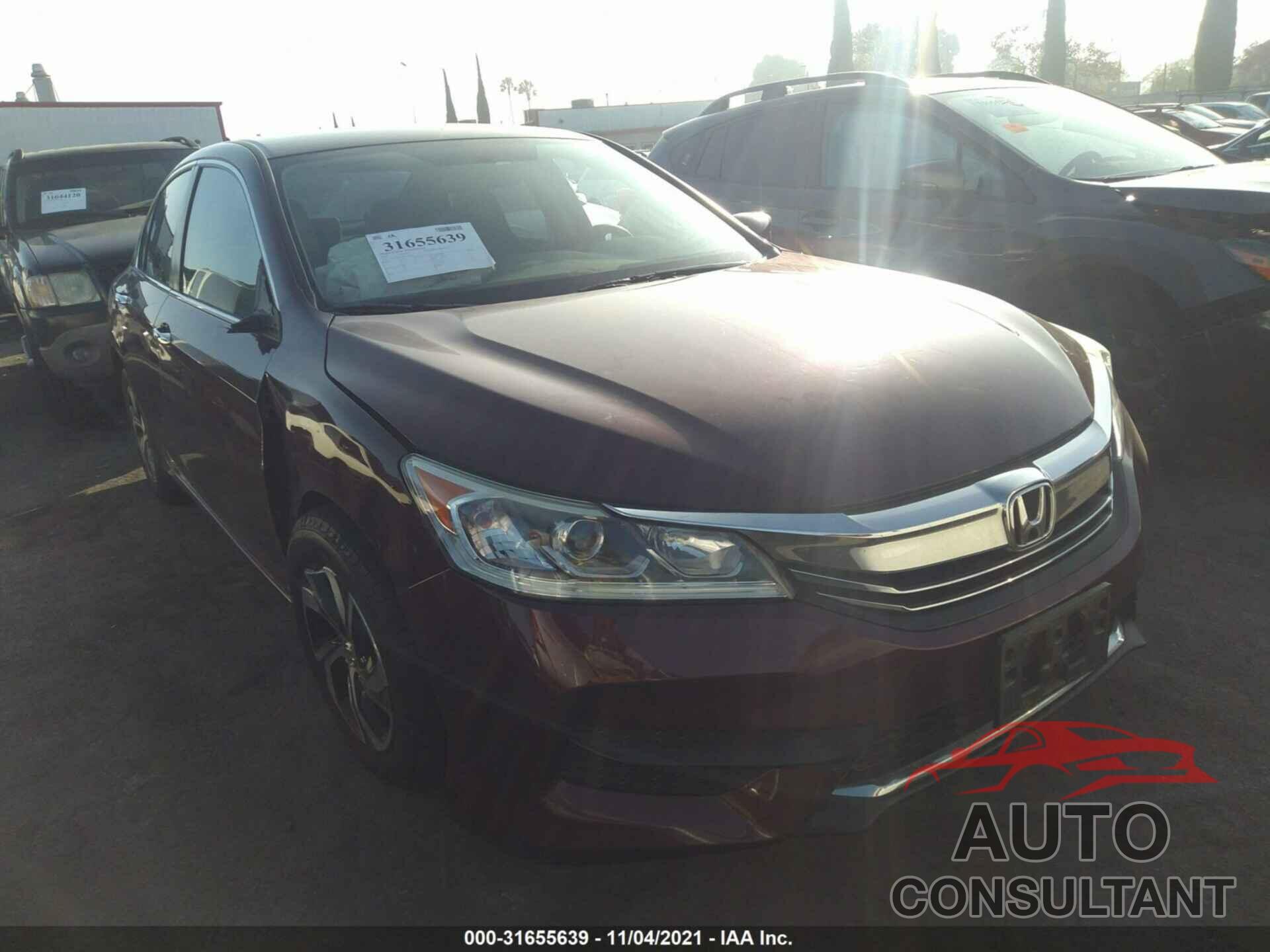 HONDA ACCORD SEDAN 2017 - 1HGCR2F3XHA010607