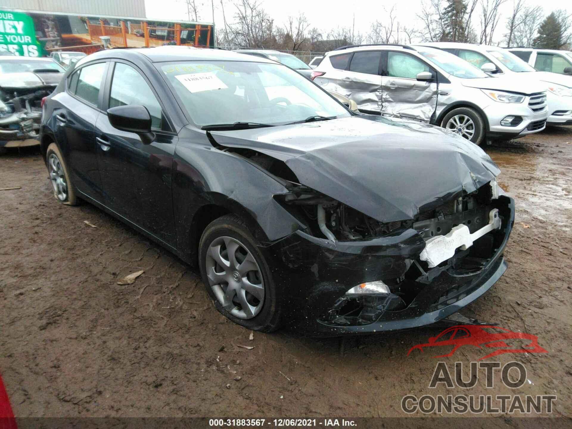 MAZDA MAZDA3 2016 - JM1BM1J73G1350130