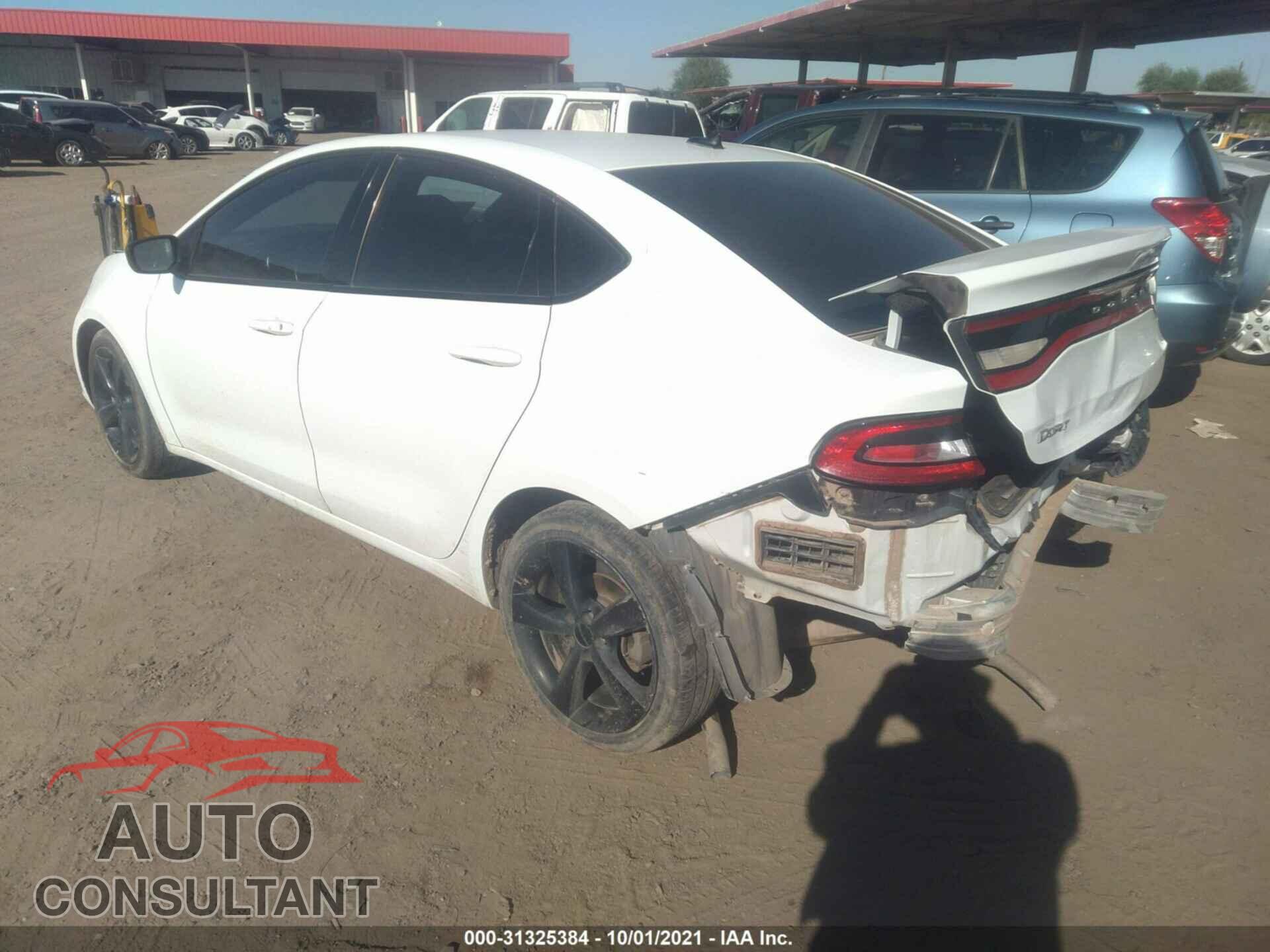 DODGE DART 2016 - 1C3CDFBB5GD577665