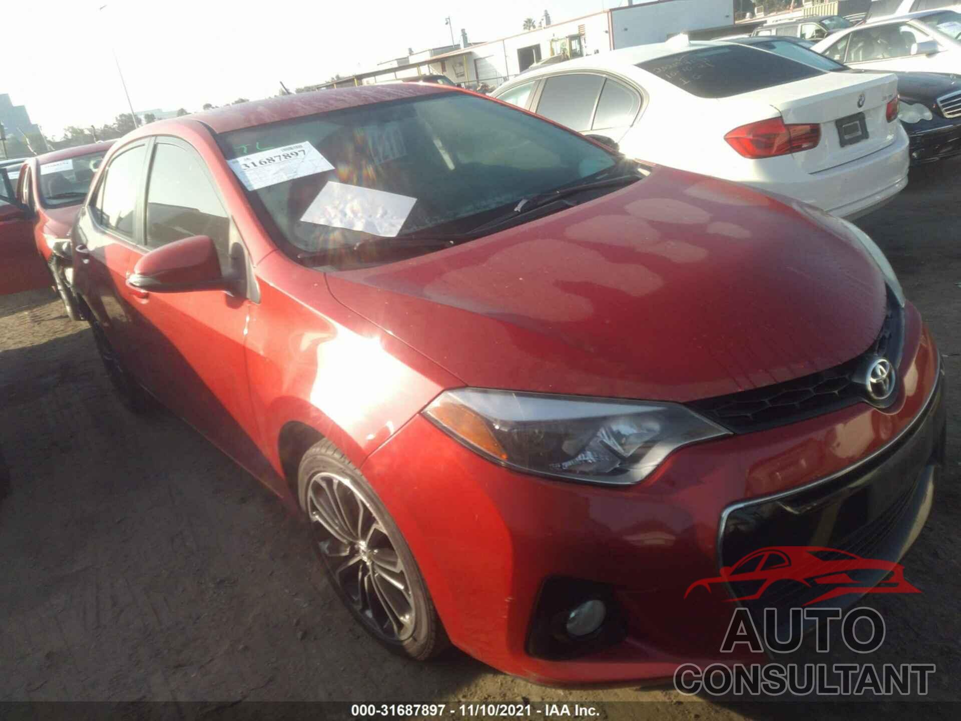 TOYOTA COROLLA 2016 - 5YFBURHE6GP542513