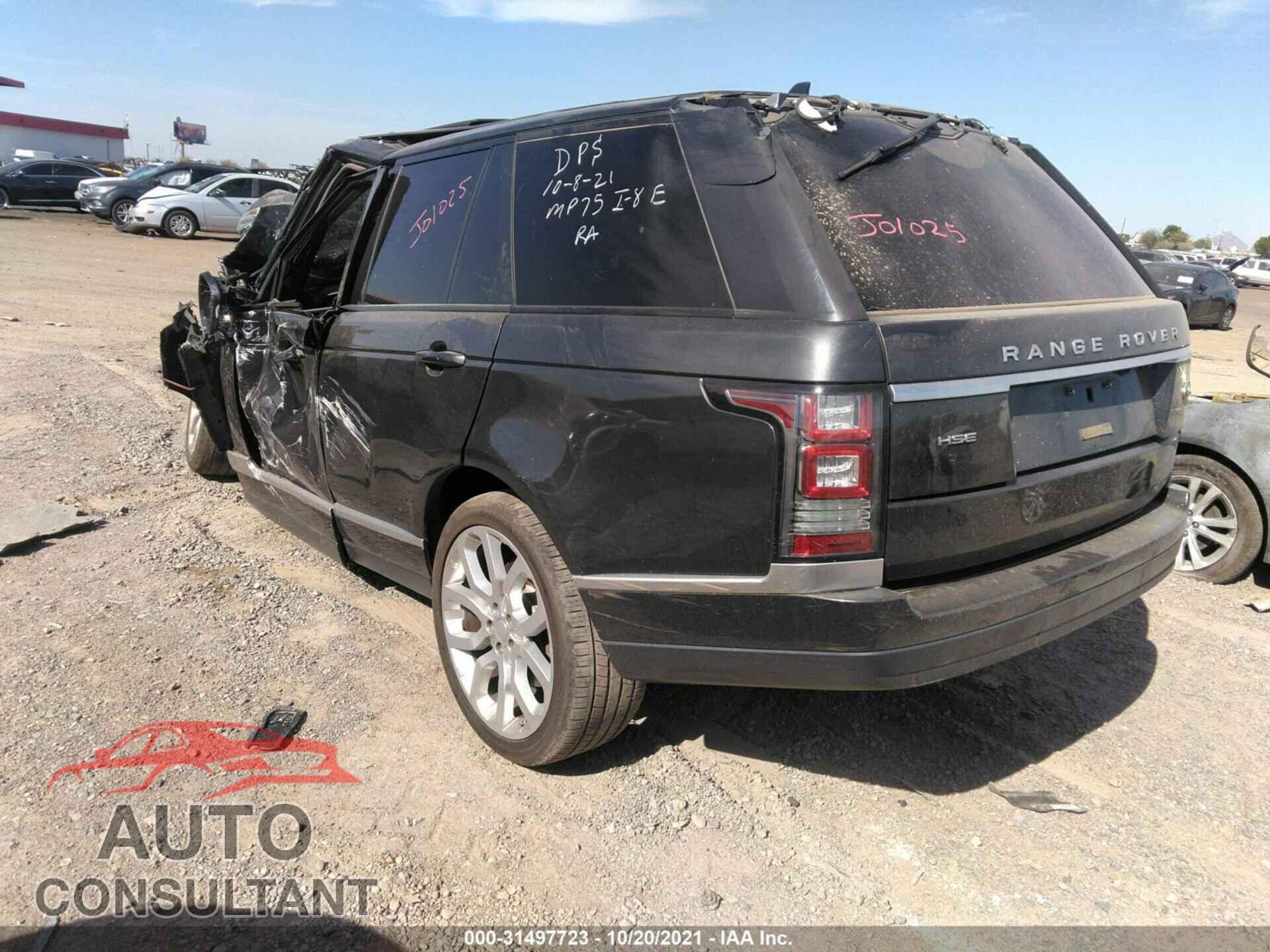LAND ROVER RANGE ROVER 2016 - SALGS2PF9GA288810