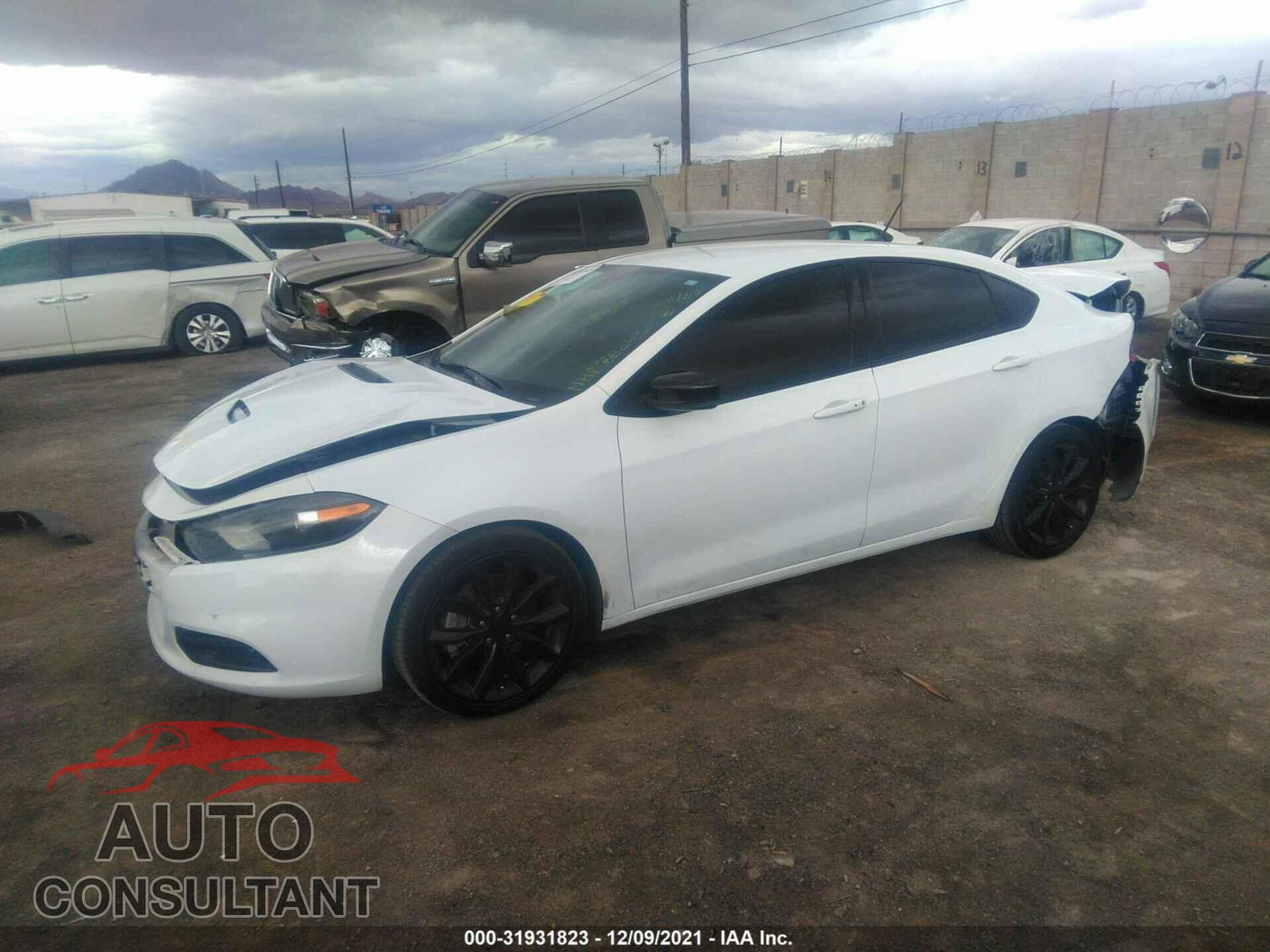DODGE DART 2016 - 1C3CDFGB3GD791417
