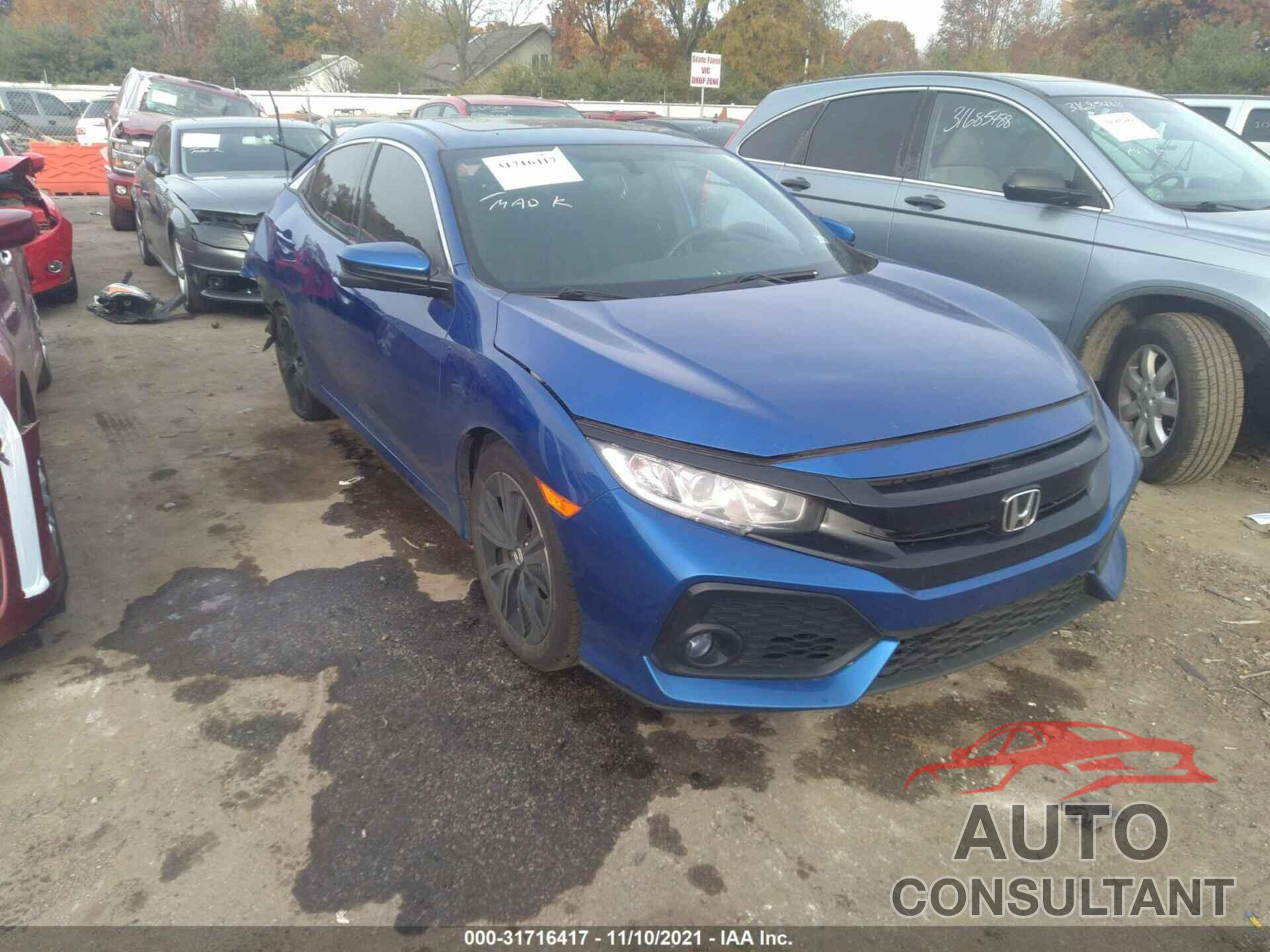 HONDA CIVIC HATCHBACK 2017 - SHHFK7H57HU219692