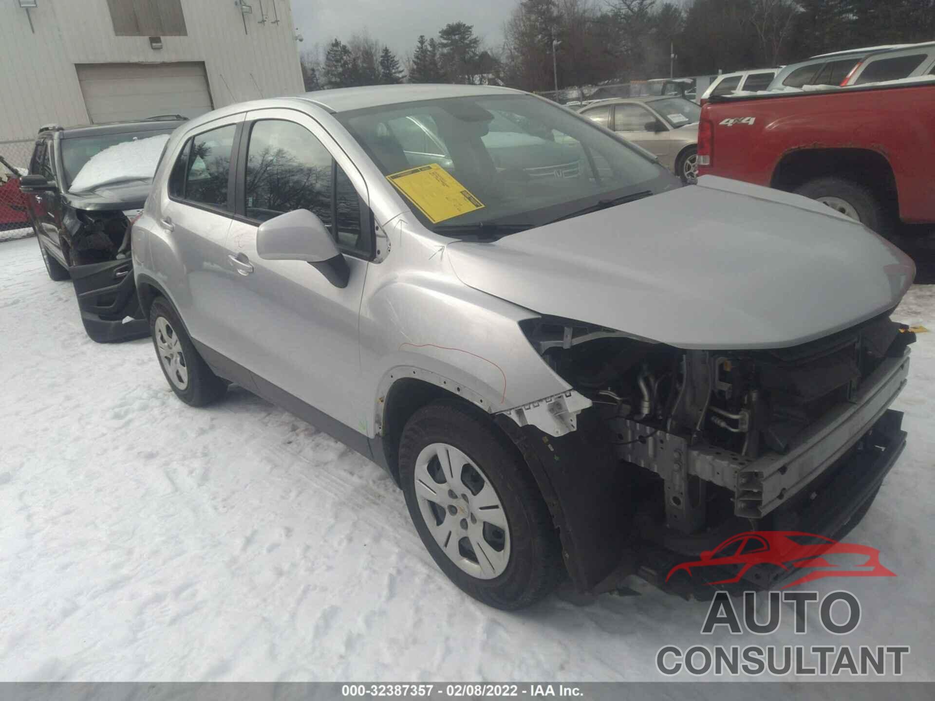 CHEVROLET TRAX 2017 - KL7CJKSB0HB052021