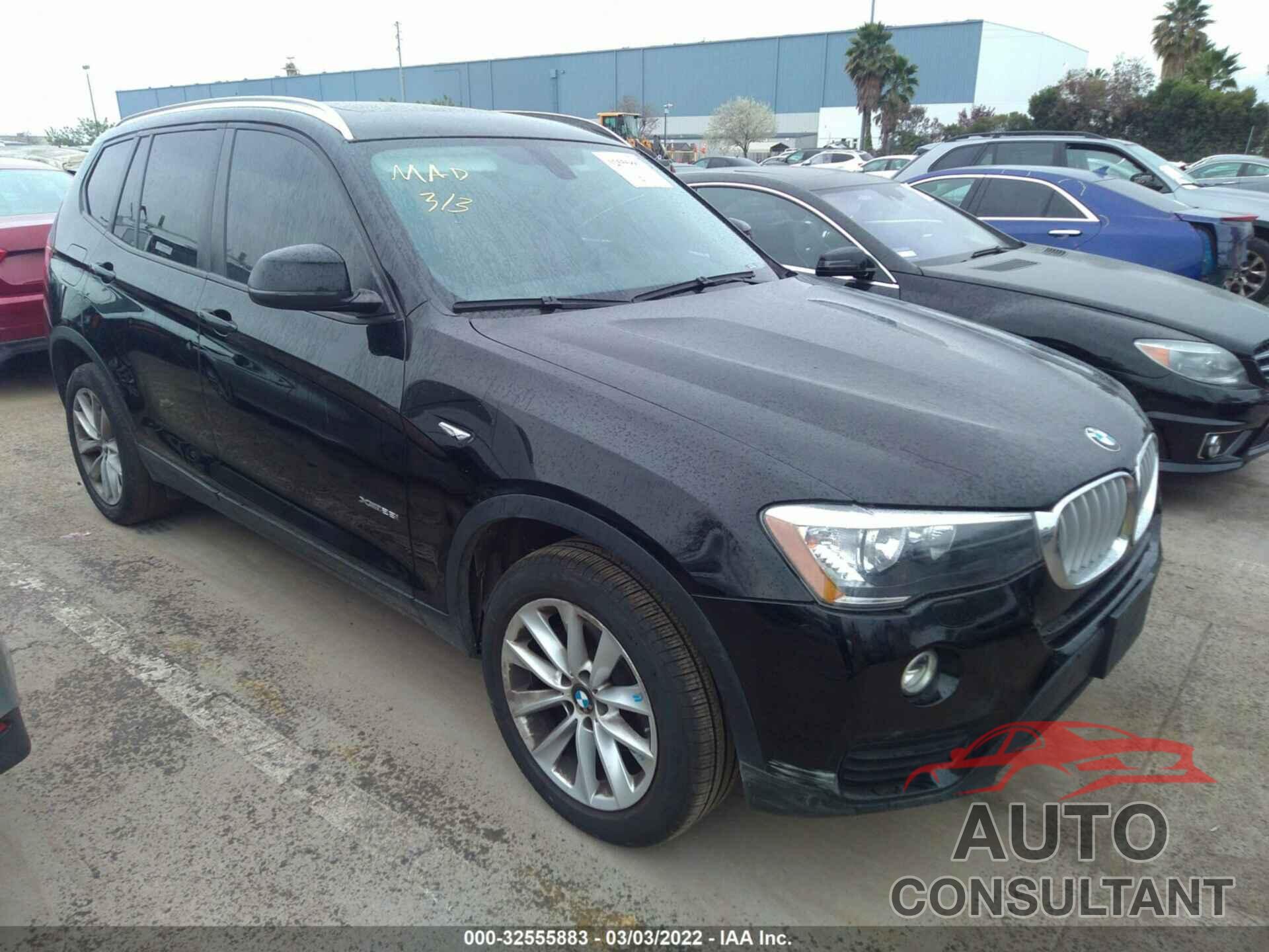 BMW X3 2017 - 5UXWX9C38H0T18684