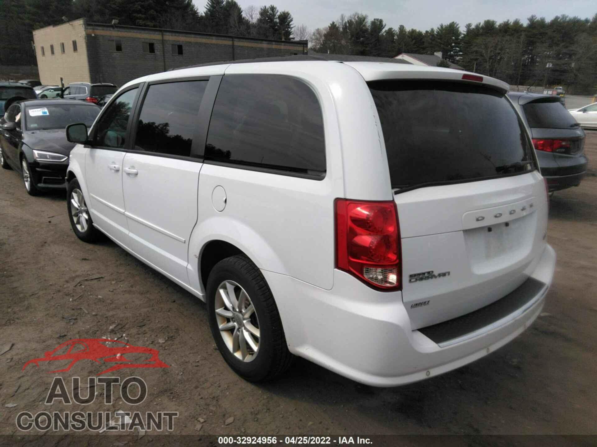 DODGE GRAND CARAVAN 2016 - 2C4RDGCG3GR321916