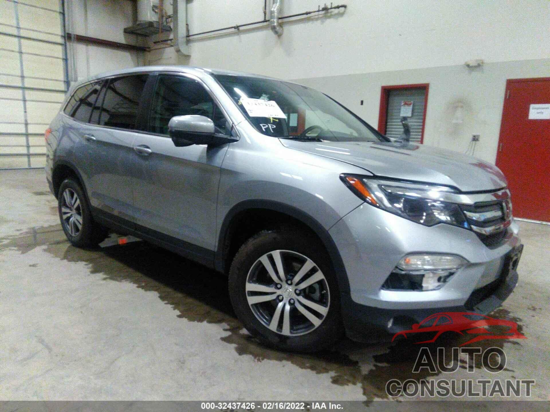 HONDA PILOT 2017 - 5FNYF6H60HB054652