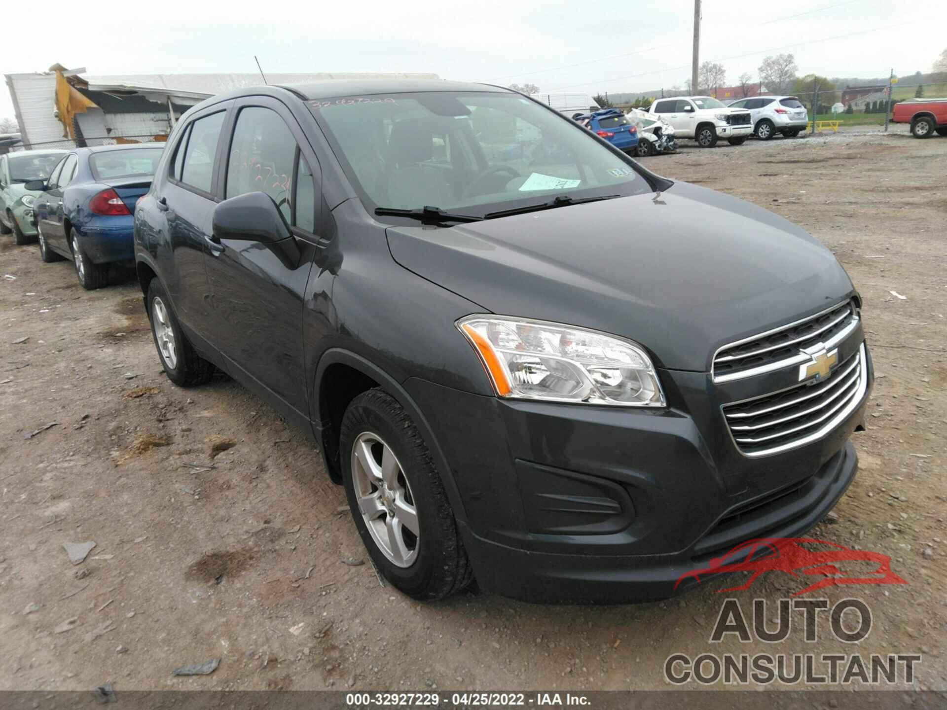 CHEVROLET TRAX 2016 - 3GNCJNSBXGL265499