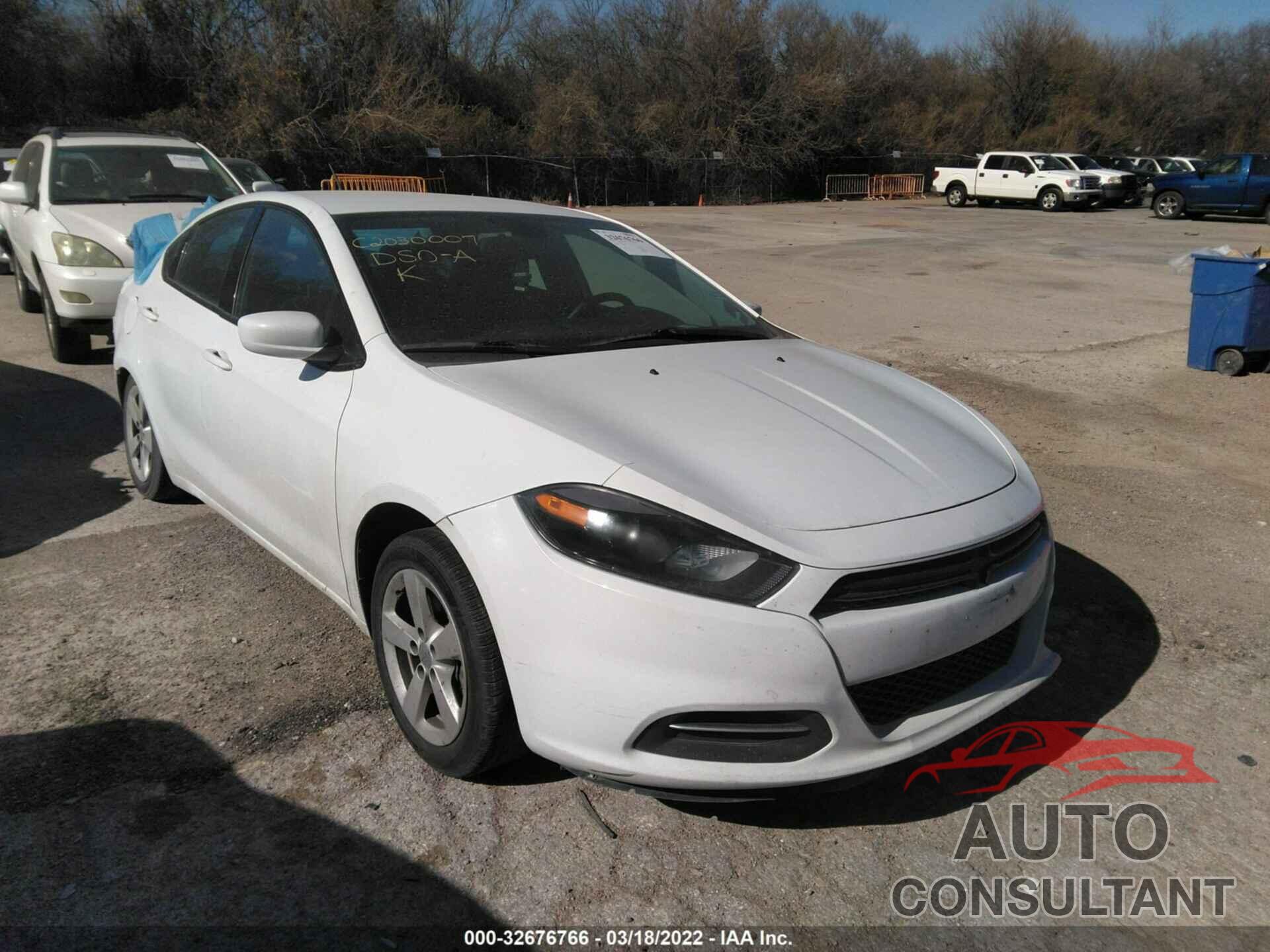 DODGE DART 2016 - 1C3CDFBB7GD652821