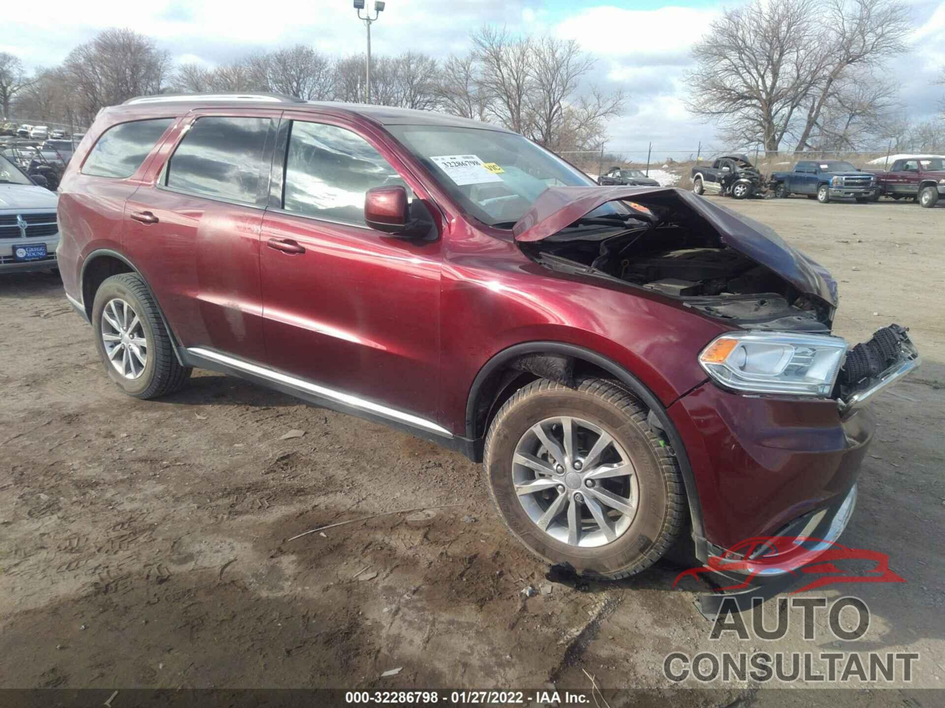 DODGE DURANGO 2018 - 1C4RDJAG4JC101586