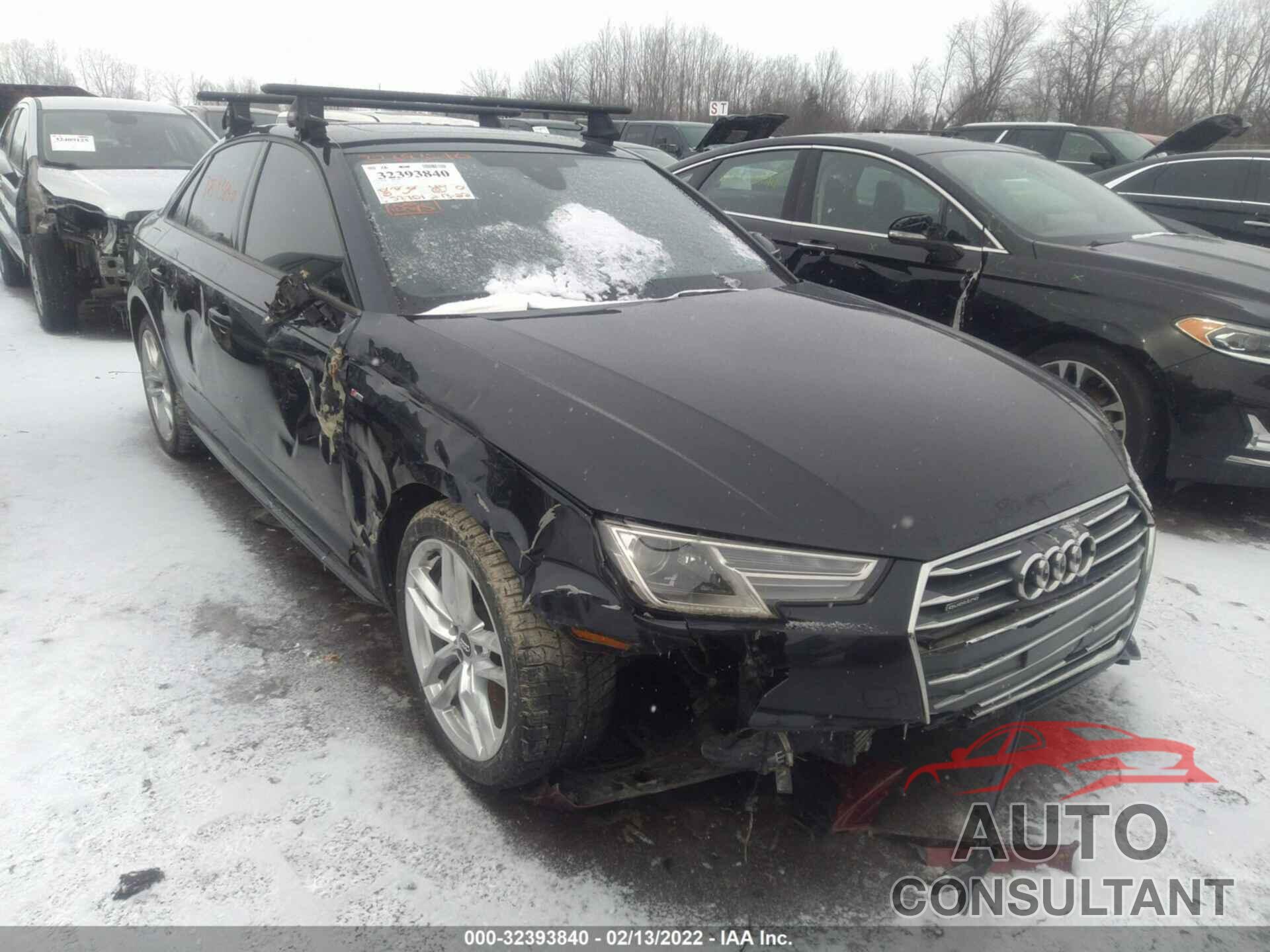 AUDI A4 2017 - WAUDNAF49HN056923