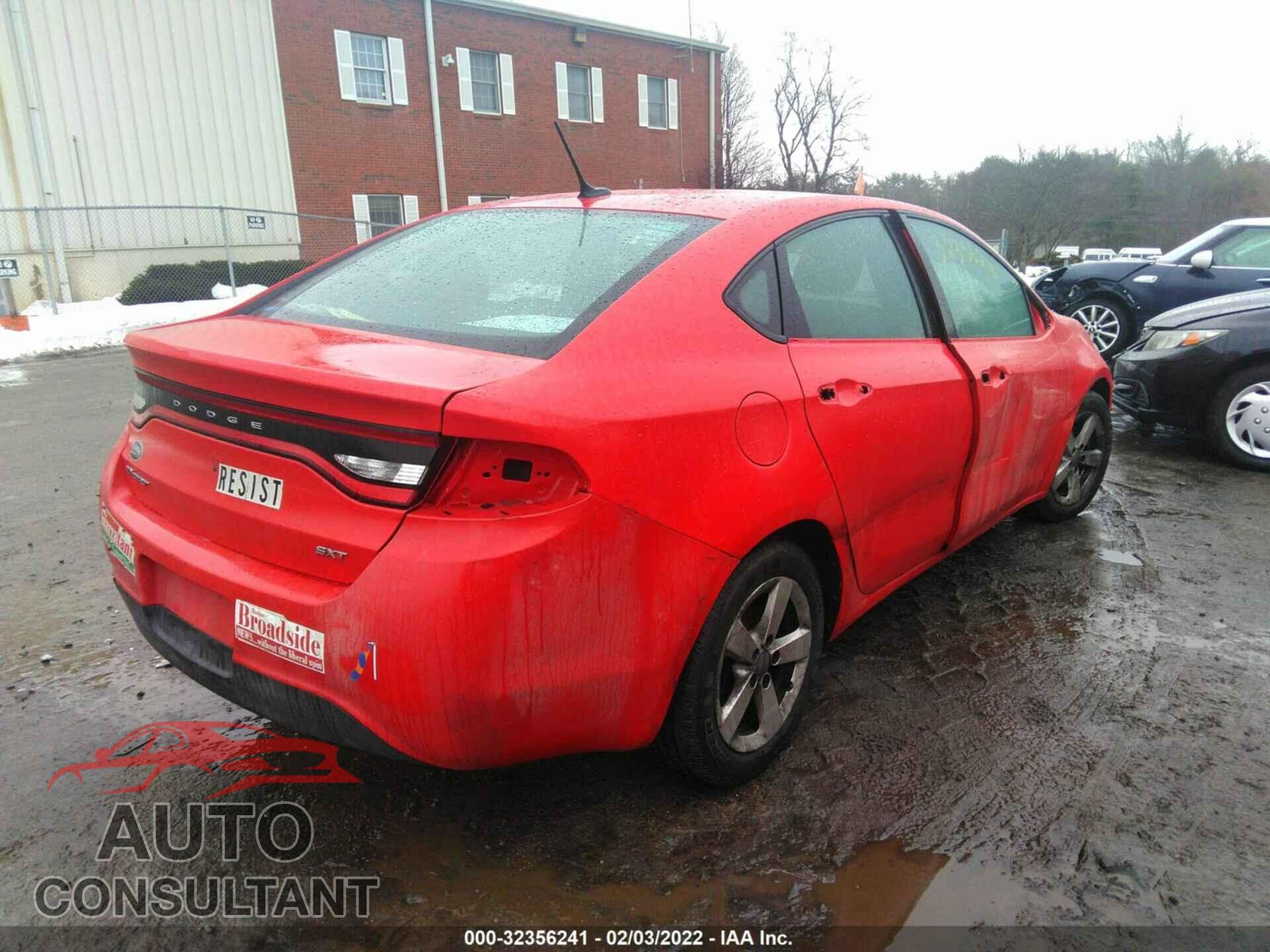 DODGE DART 2016 - 1C3CDFBBXGD732971