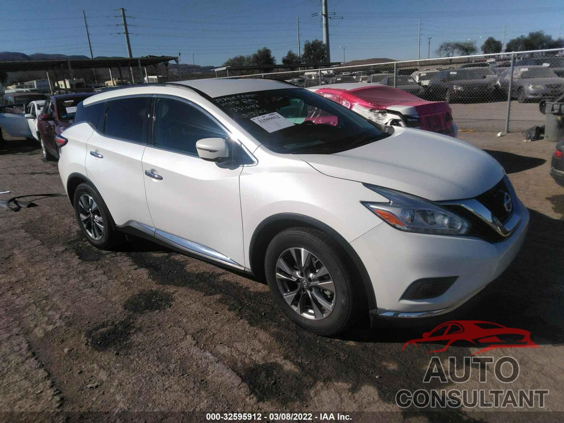 NISSAN MURANO 2016 - 5N1AZ2MG7GN136535