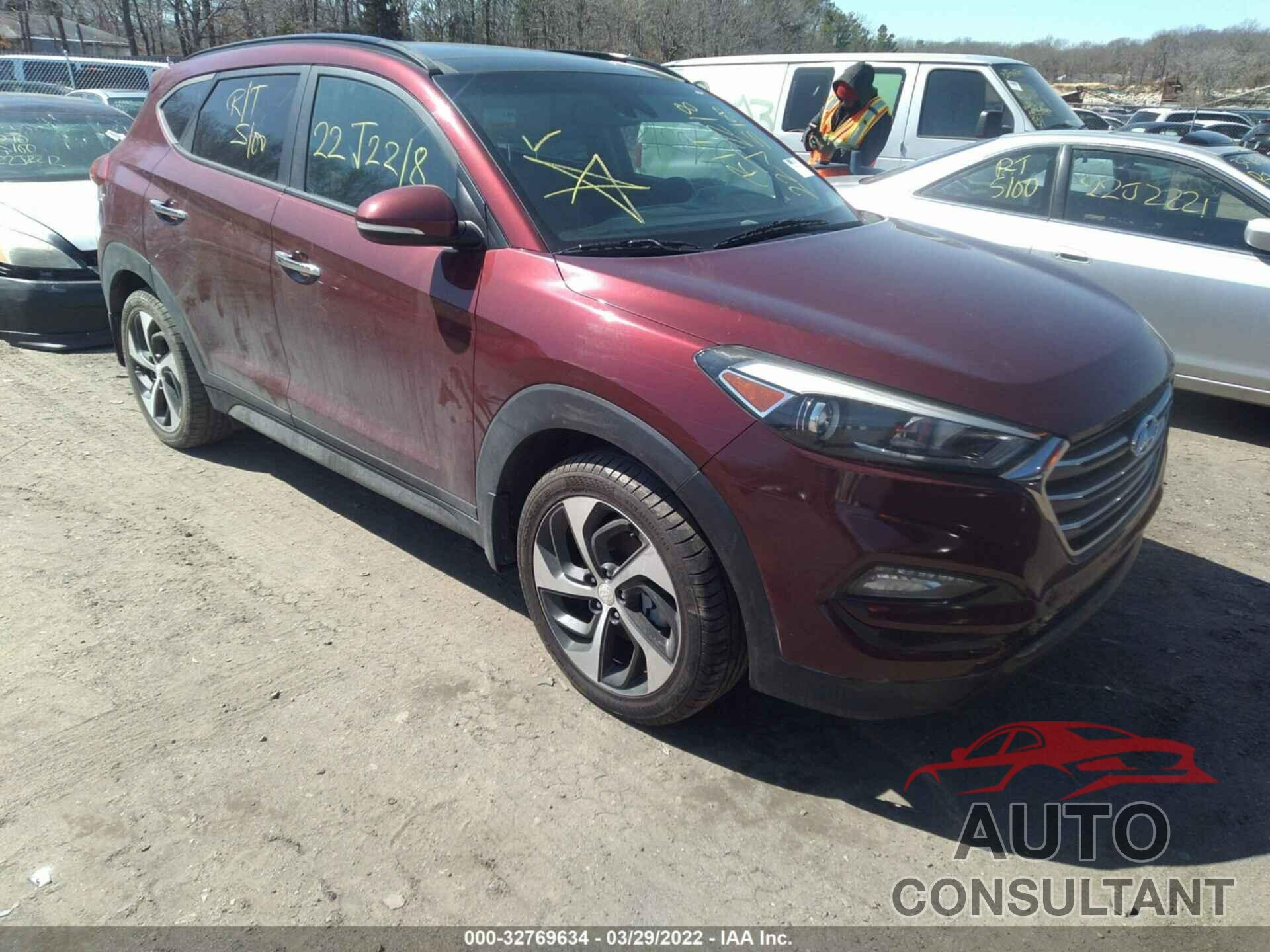 HYUNDAI TUCSON 2016 - KM8J3CA29GU132282