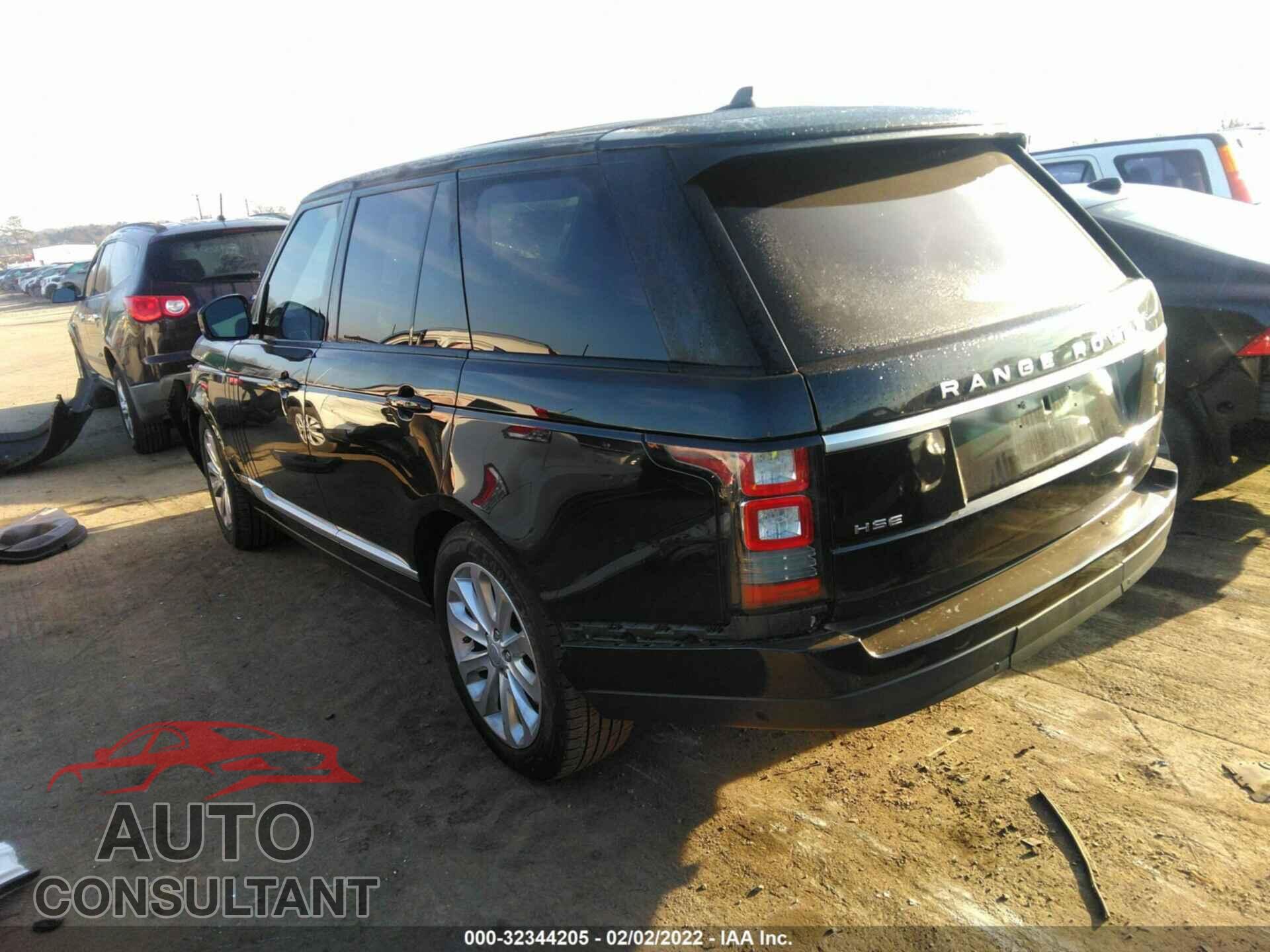 LAND ROVER RANGE ROVER 2016 - SALGS2VF6GA268761