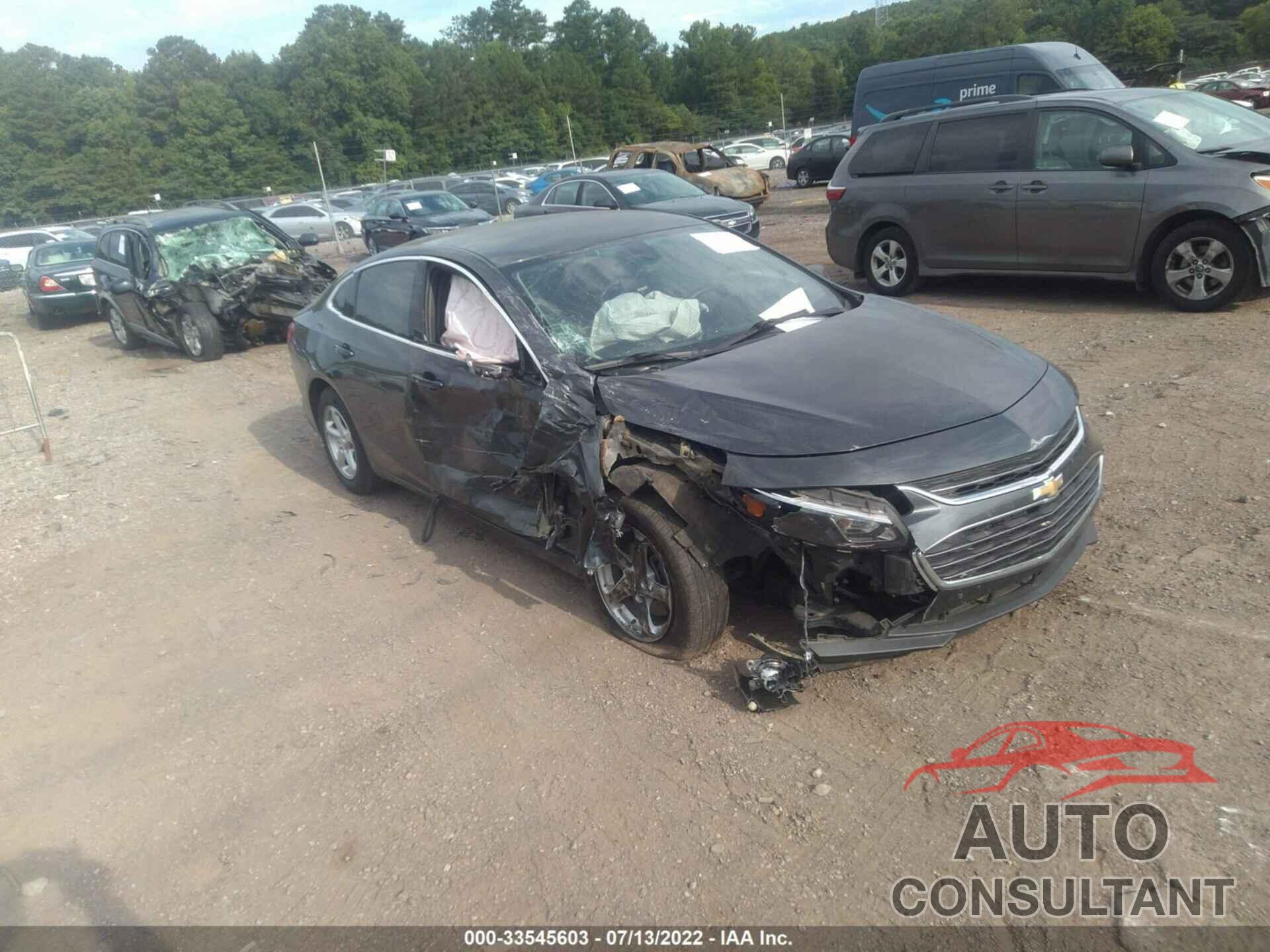 CHEVROLET MALIBU 2017 - 1G1ZB5ST0HF219497