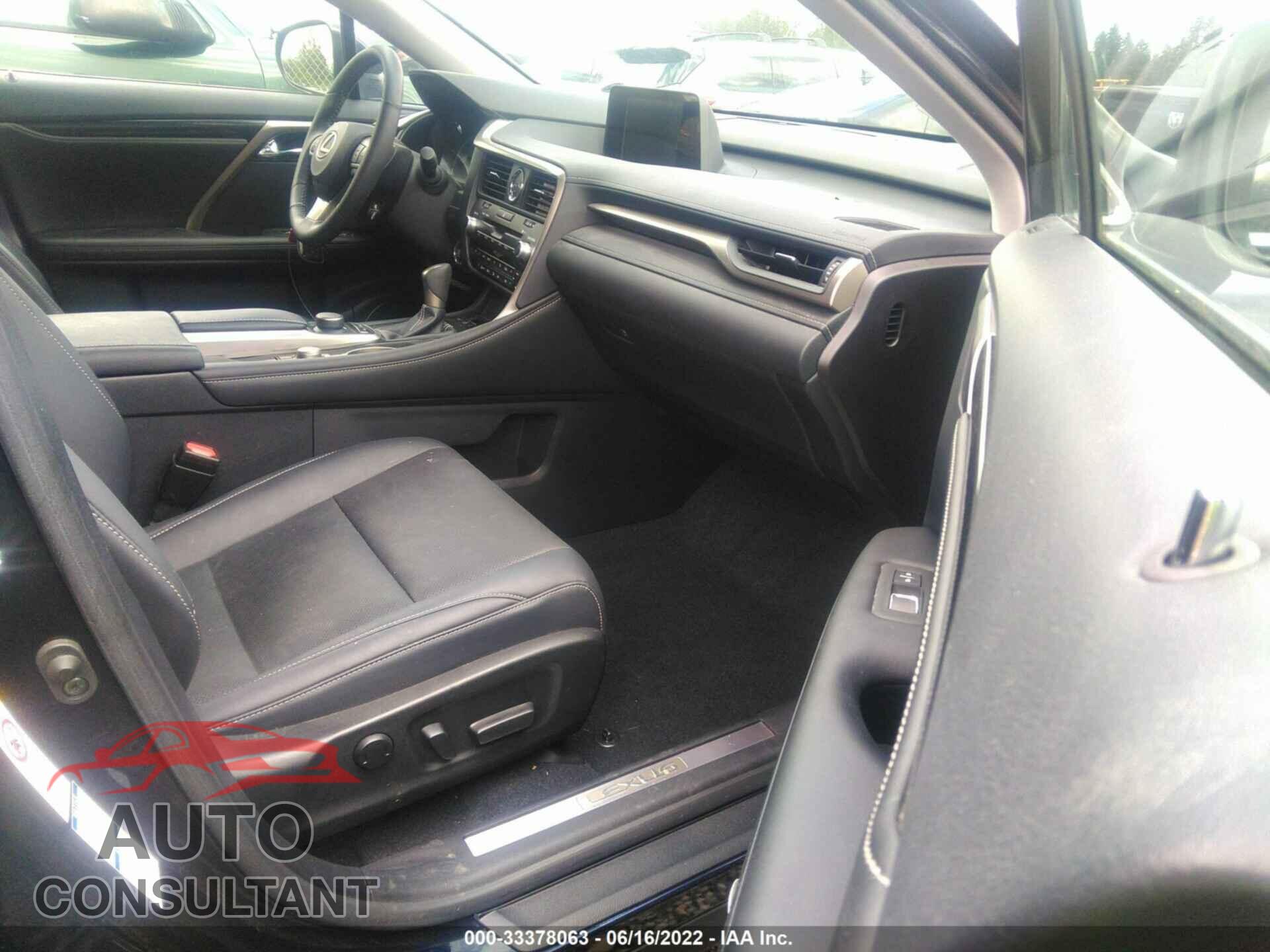 LEXUS RX 2019 - 2T2BZMCAXKC172583