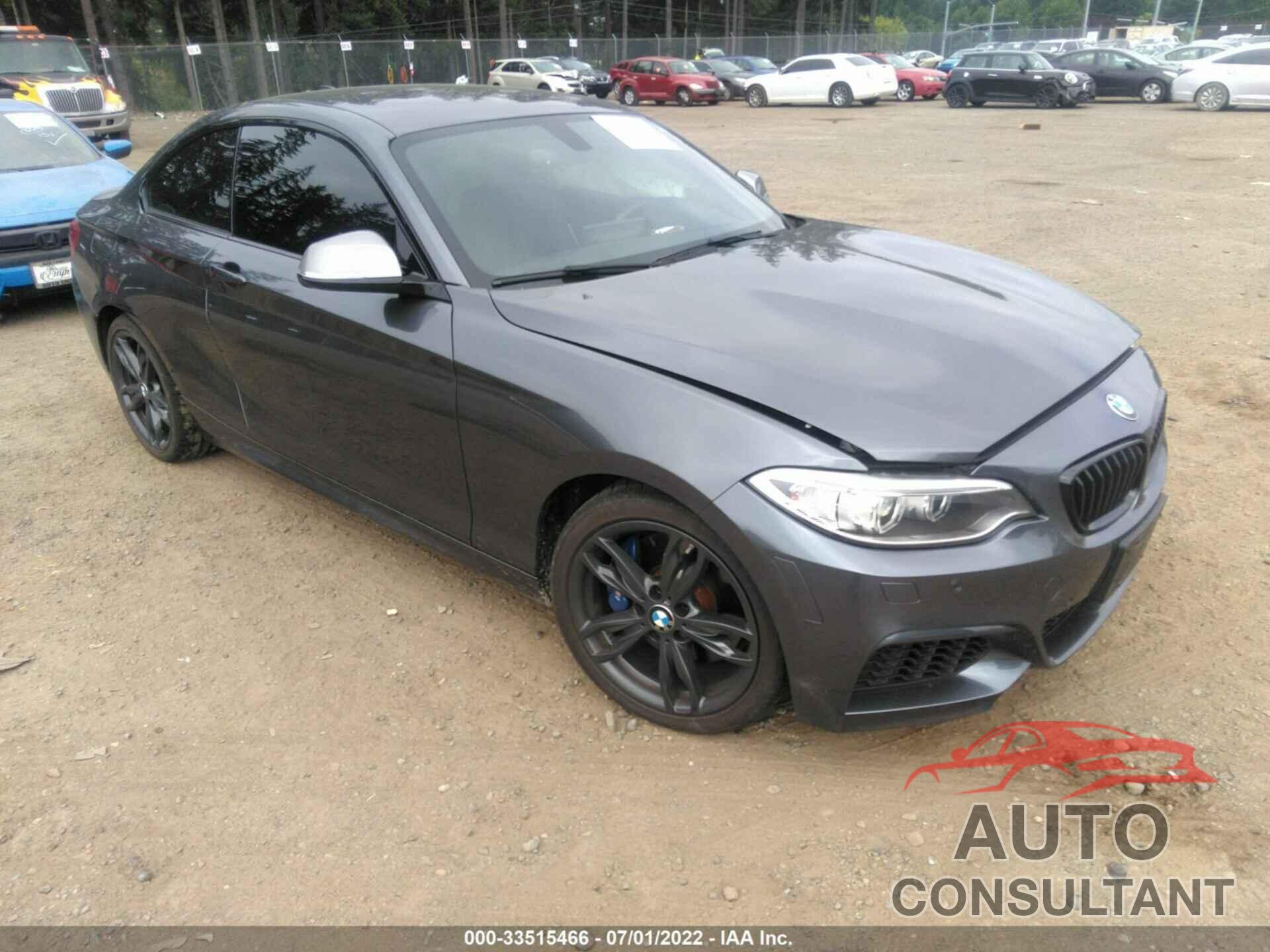 BMW 2 SERIES 2017 - WBA2G3C30H7A25401