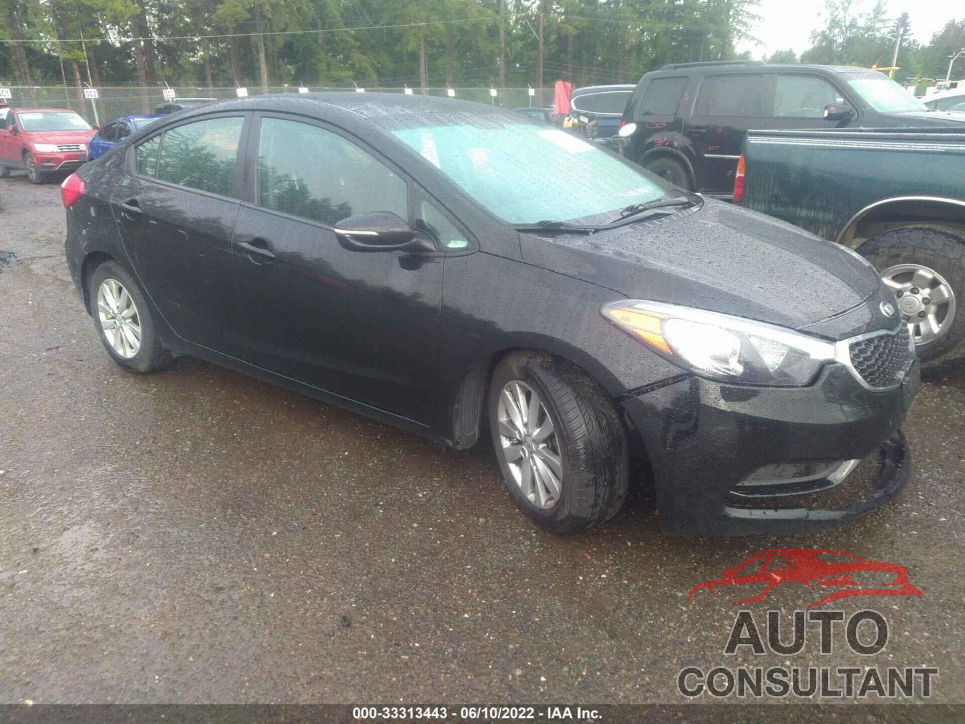 KIA FORTE 2016 - KNAFX4A65G5590609