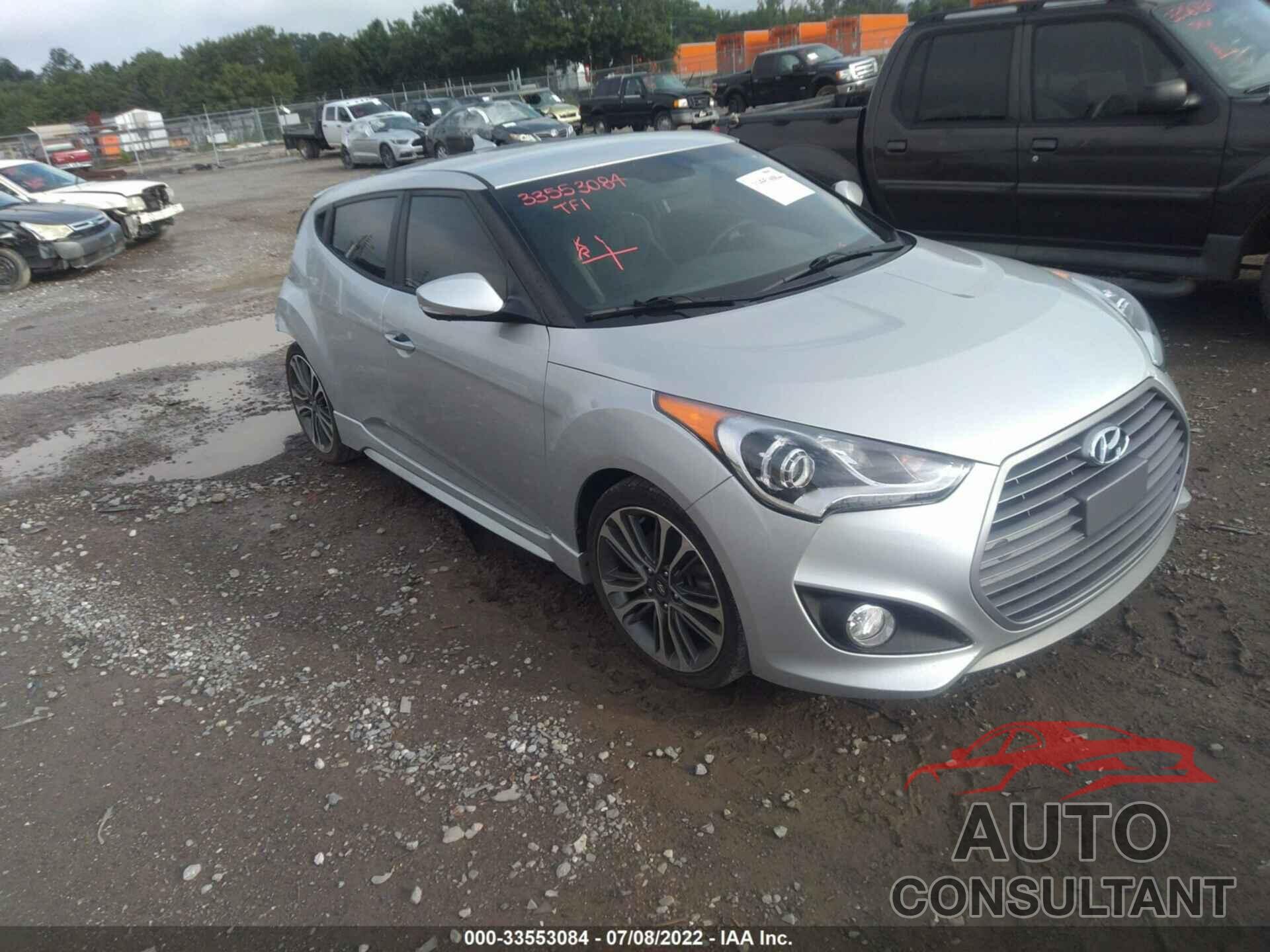 HYUNDAI VELOSTER 2017 - KMHTC6AE0HU312644