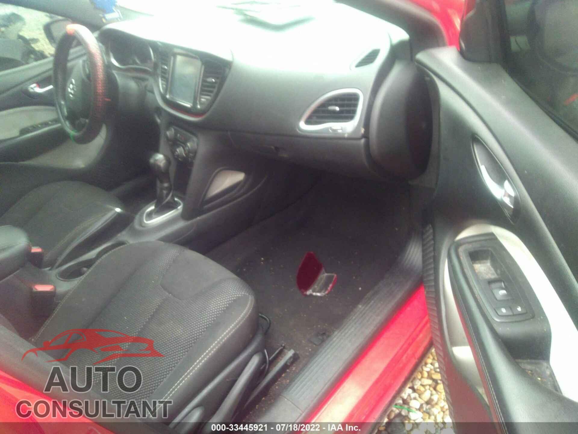 DODGE DART 2016 - 1C3CDFBB5GD712255