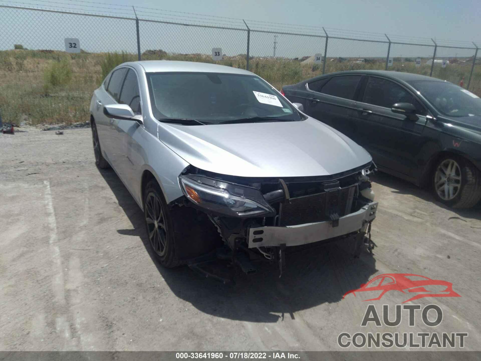 CHEVROLET MALIBU 2020 - 1G1ZD5STXLF003241