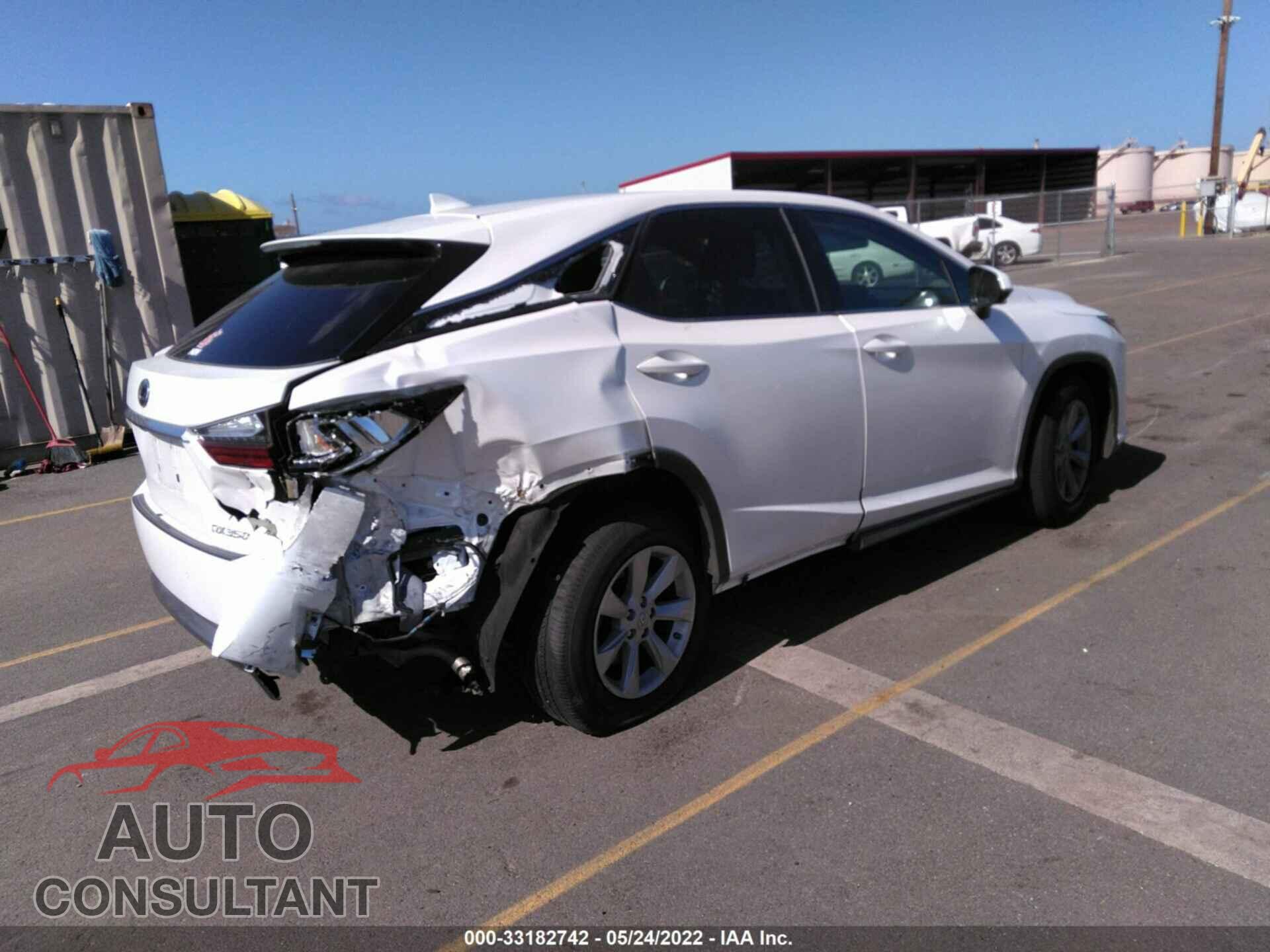 LEXUS RX 2017 - 2T2ZZMCA5HC068719