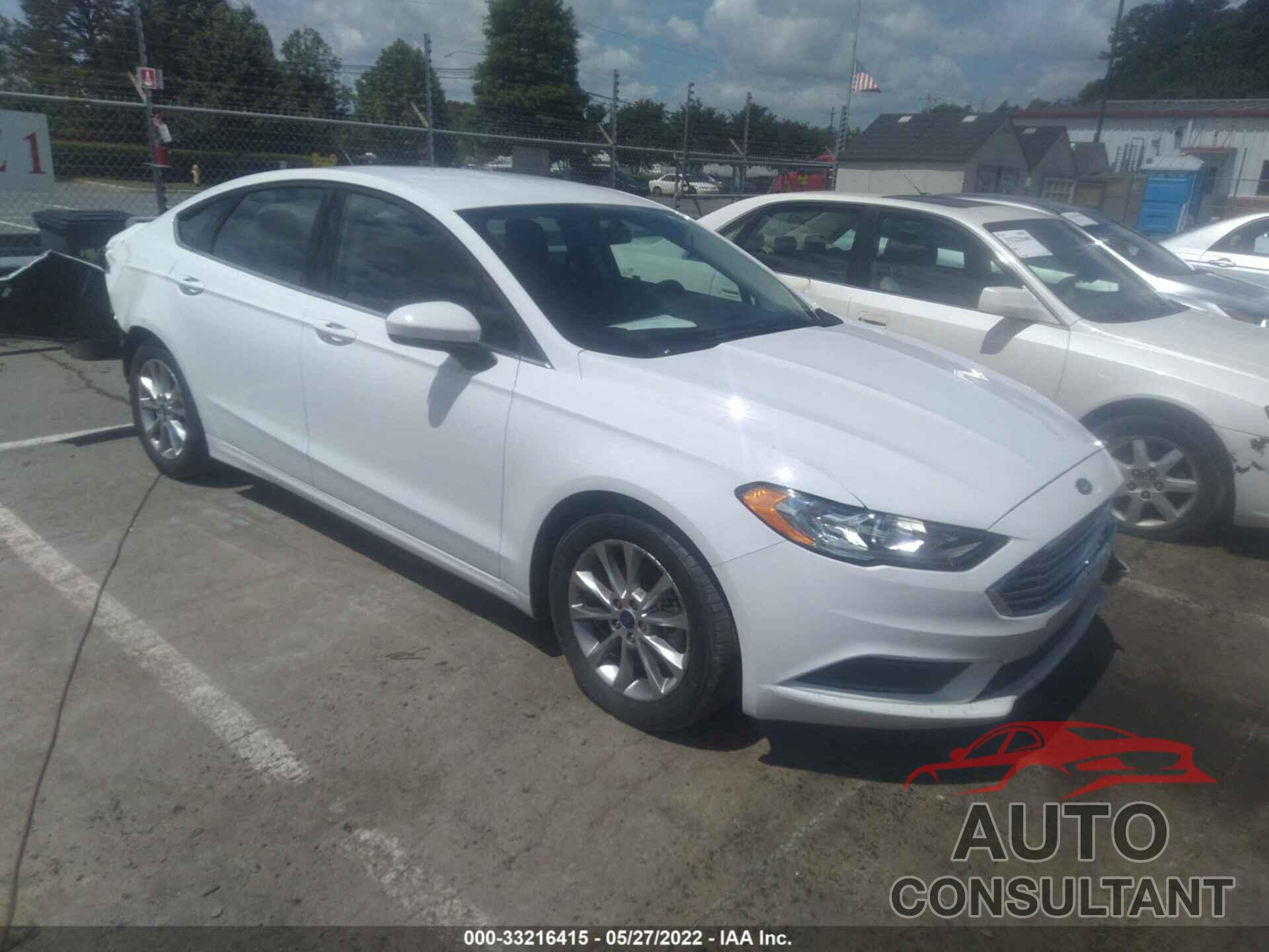 FORD FUSION 2017 - 3FA6P0H77HR365669