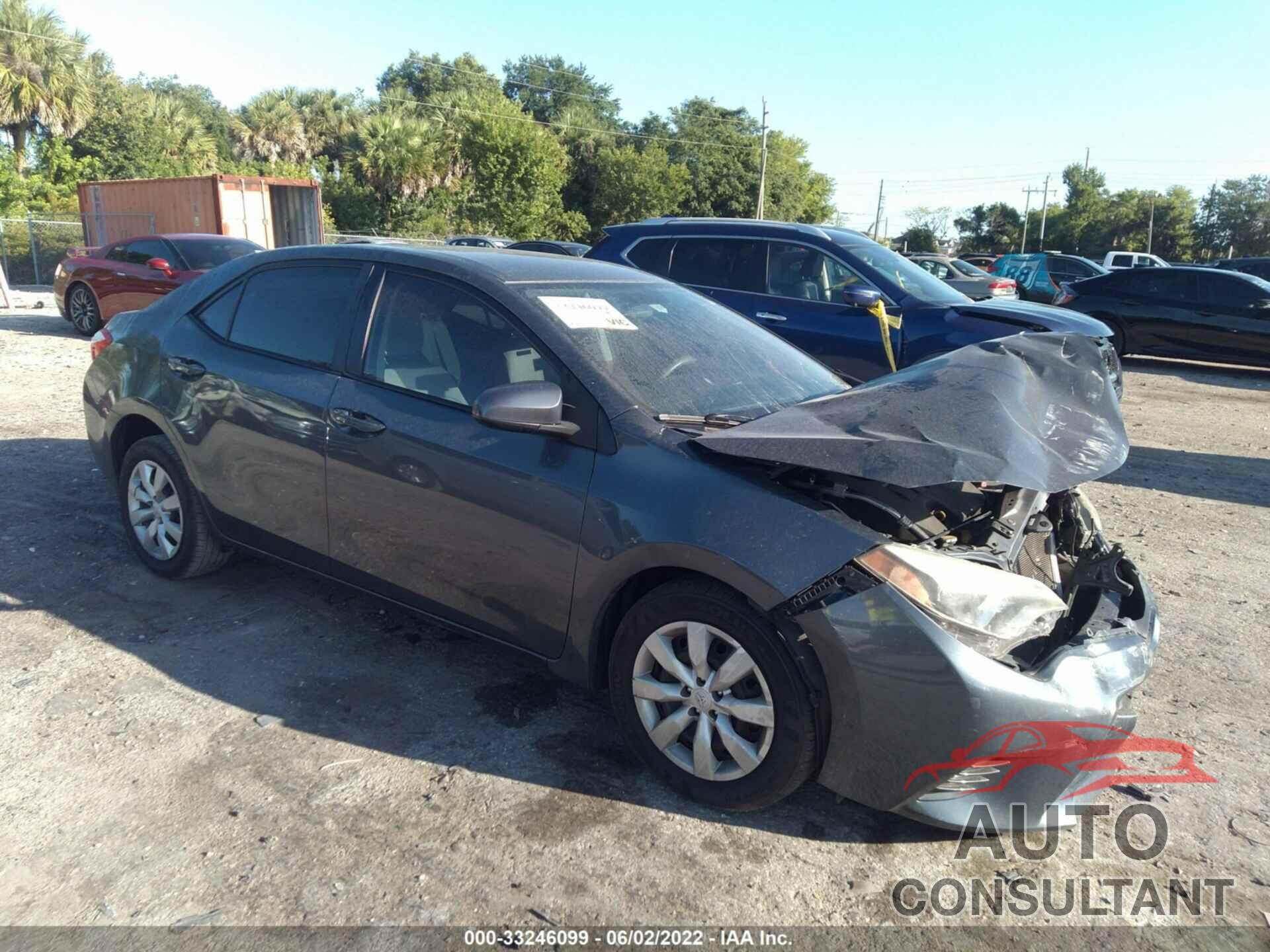 TOYOTA COROLLA 2016 - 5YFBURHE5GP373813