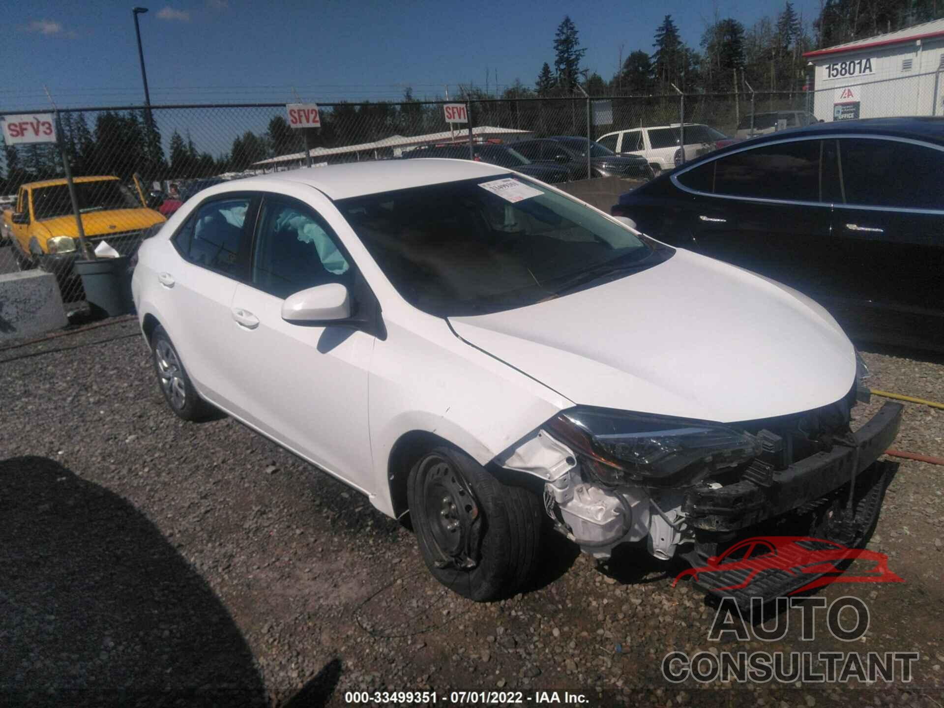 TOYOTA COROLLA 2018 - 2T1BURHE3JC120142