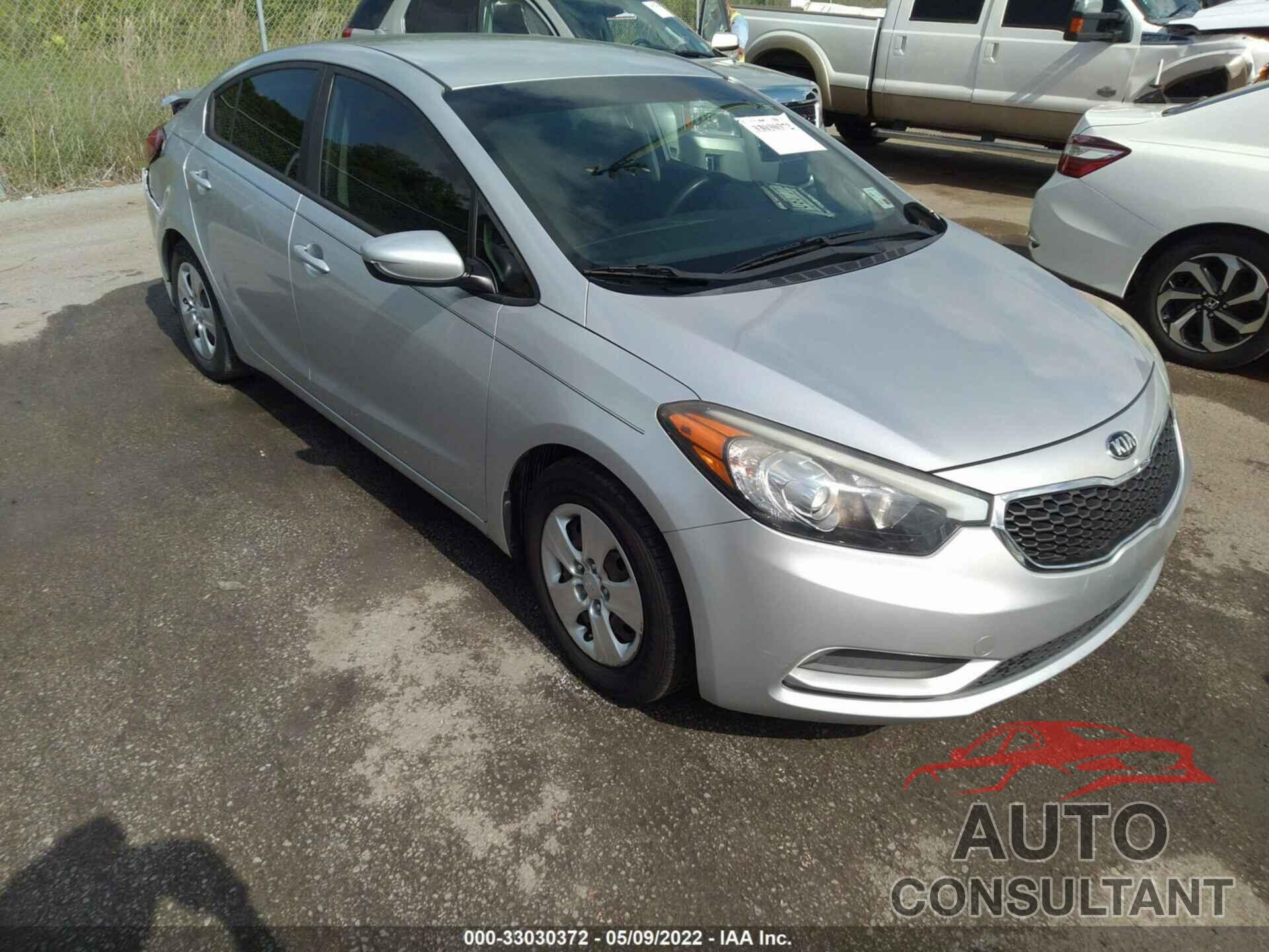 KIA FORTE 2016 - KNAFK4A6XG5506573